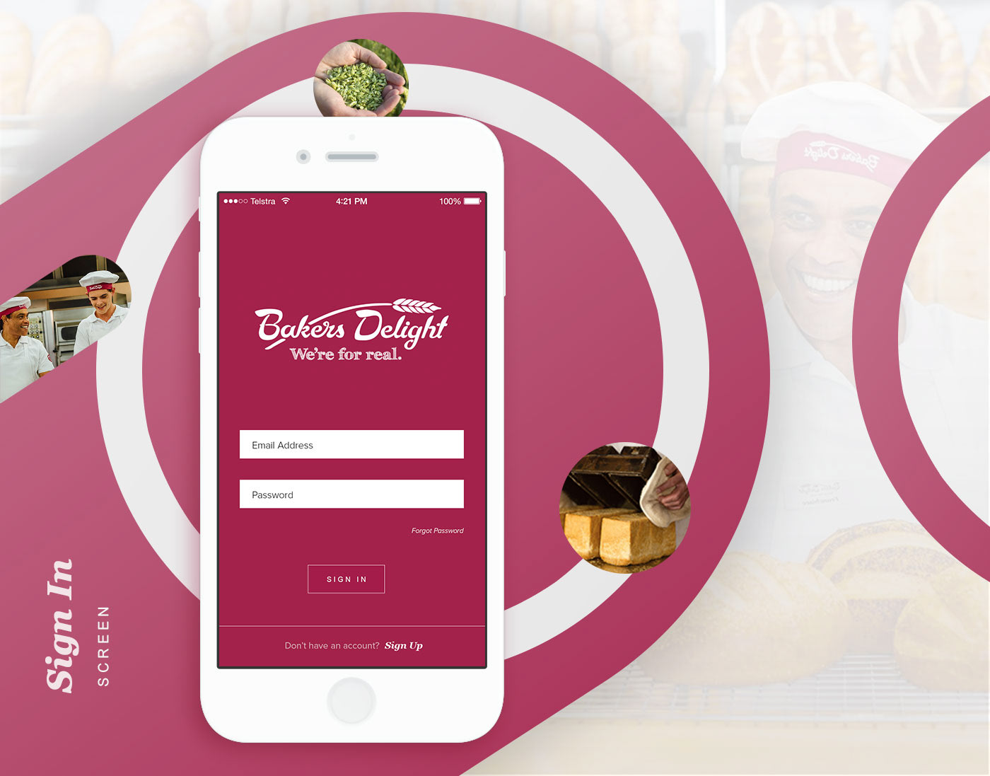 Agam Lamba Bakers Delight App Concept UI Kit