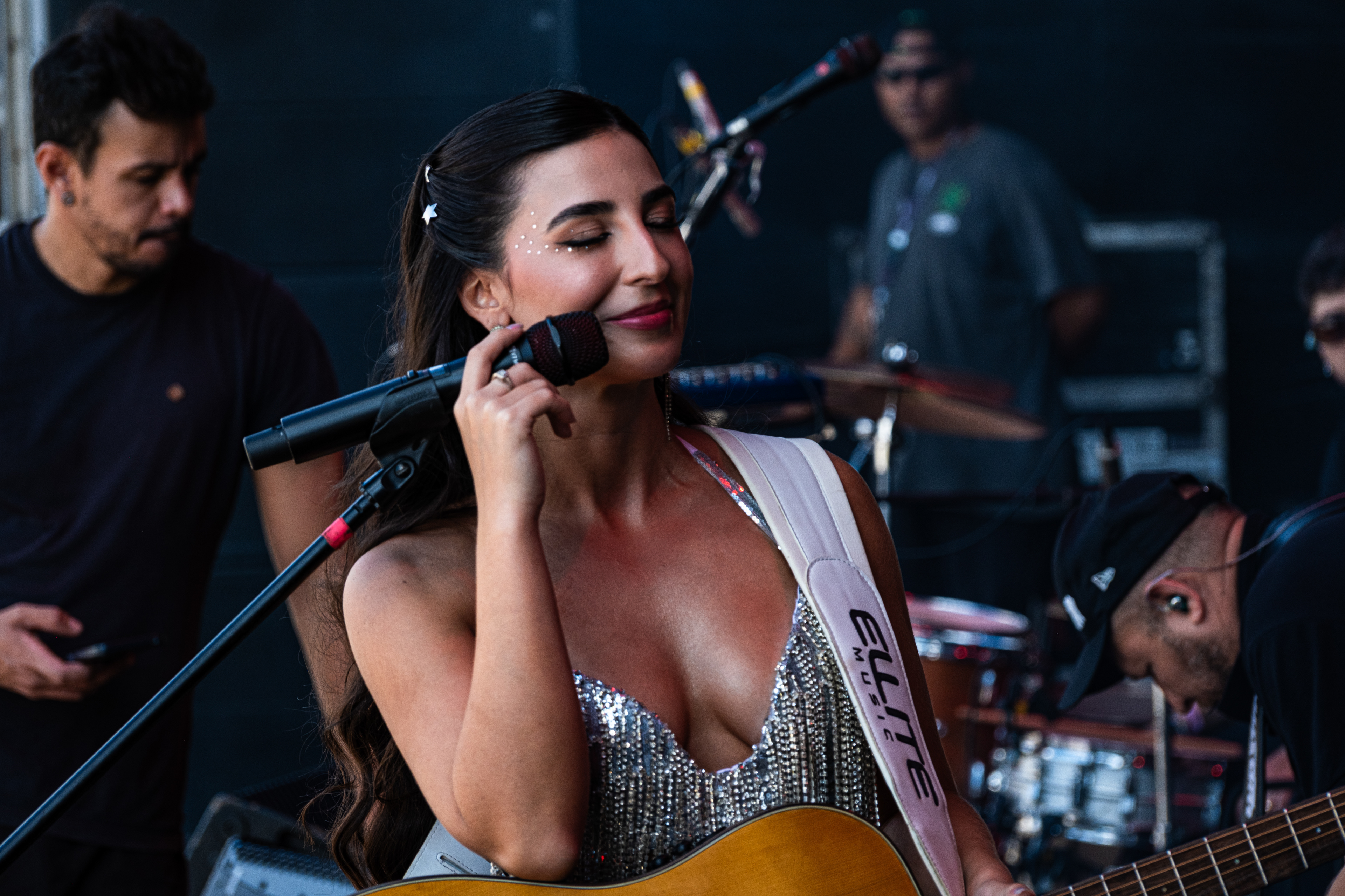 Luiza Dam Performing at the MotoGP in Brazil - March 2026