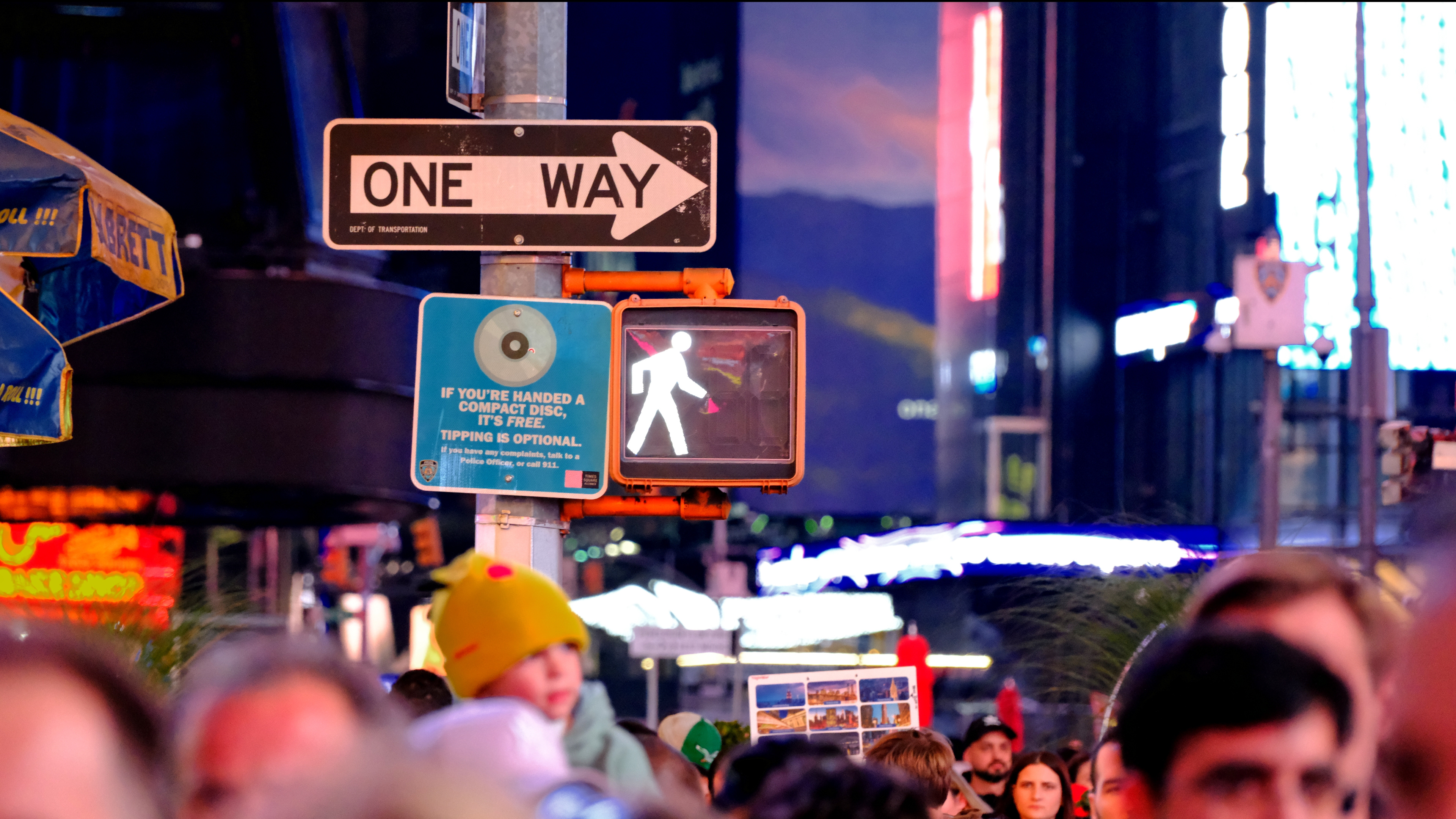 One Way Crossing in NYC - October 2025