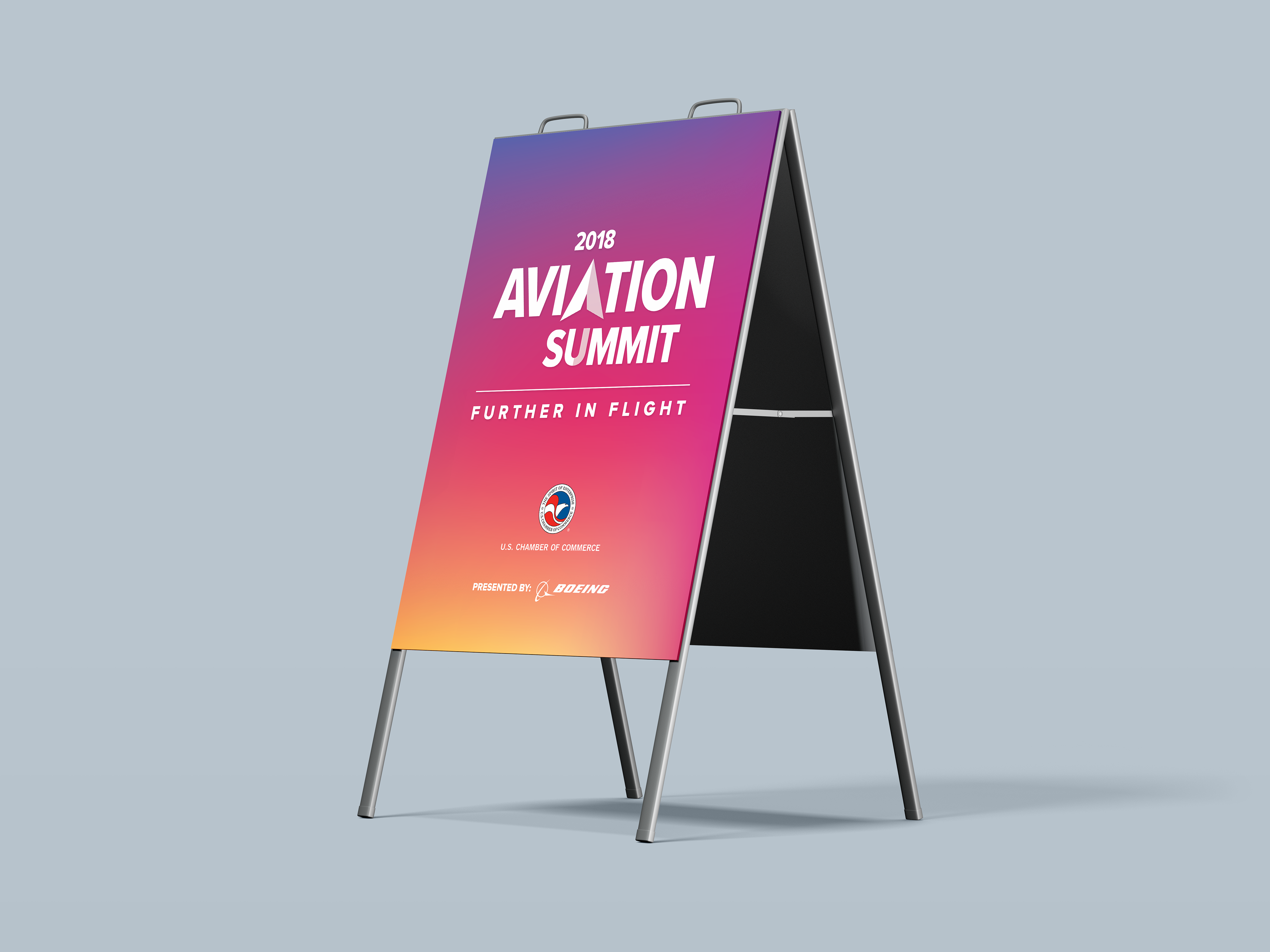 Event key graphic on posterboard.