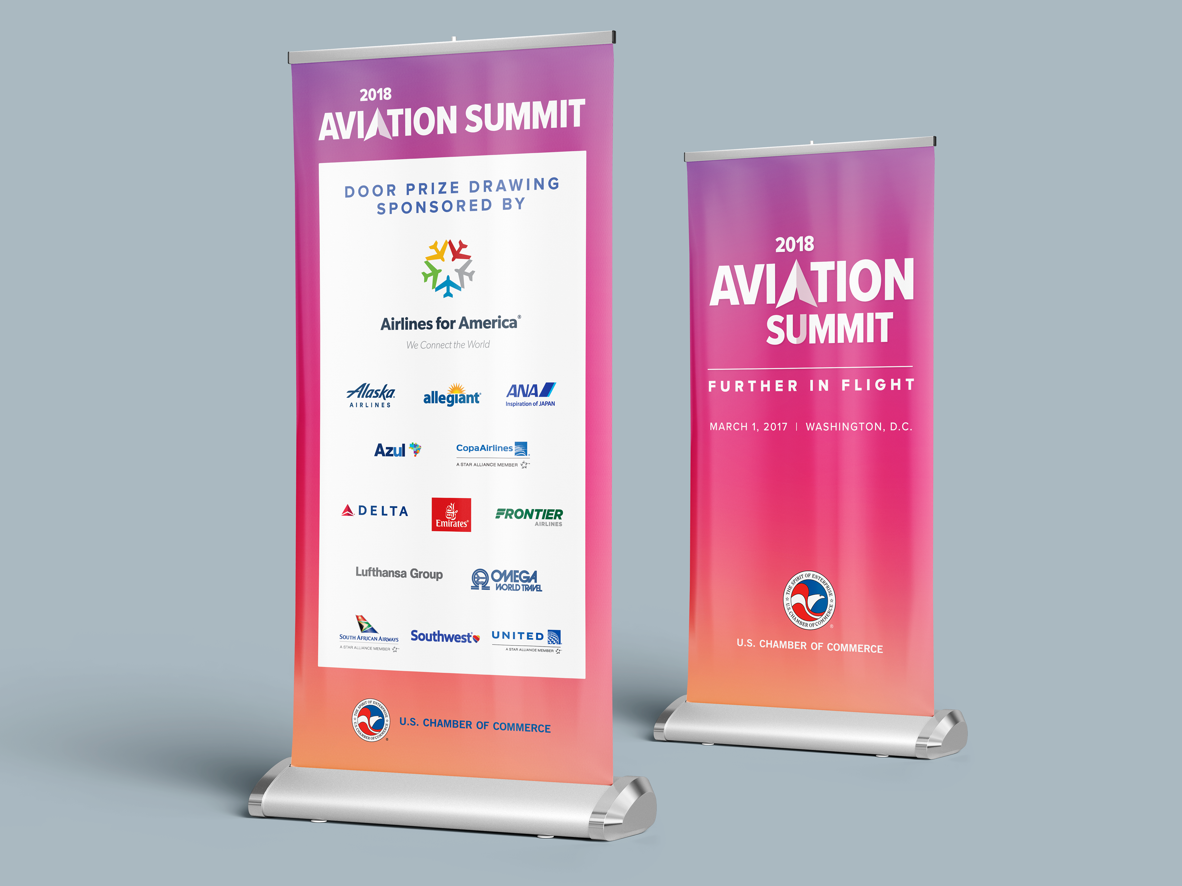 Event pop-up banners