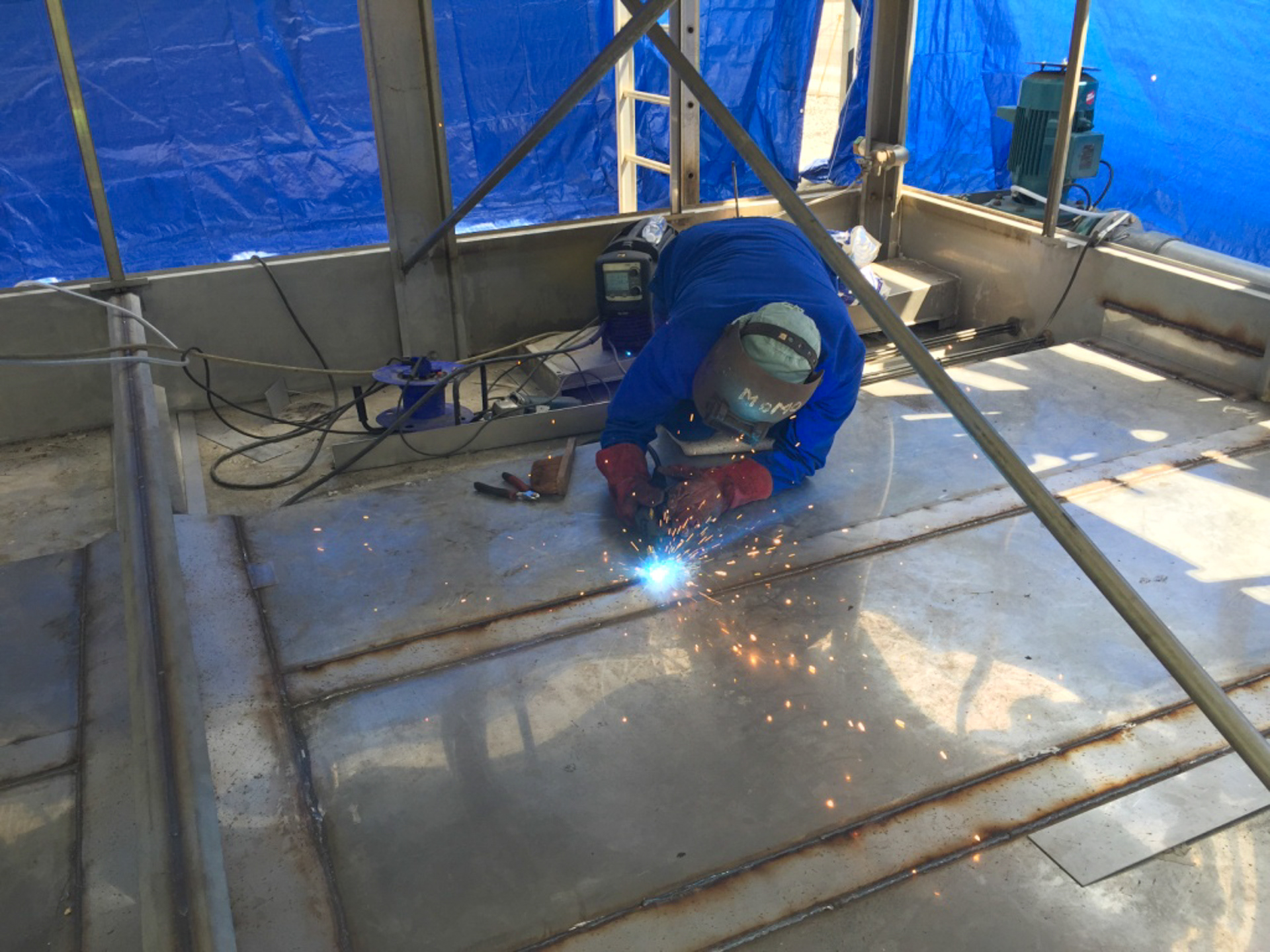 Reprise d'étanchéité bassin TAR