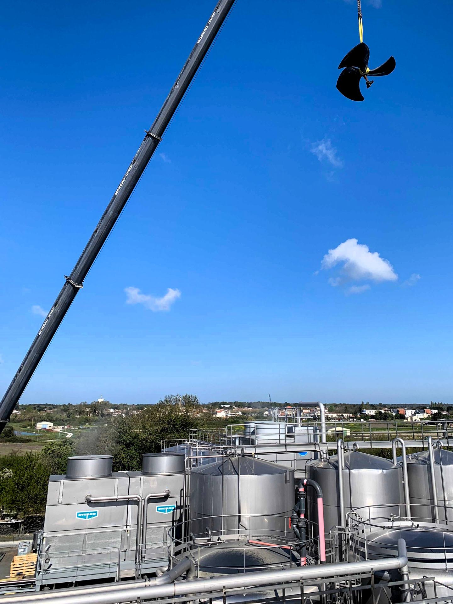 Grutage ventilateur SLSF