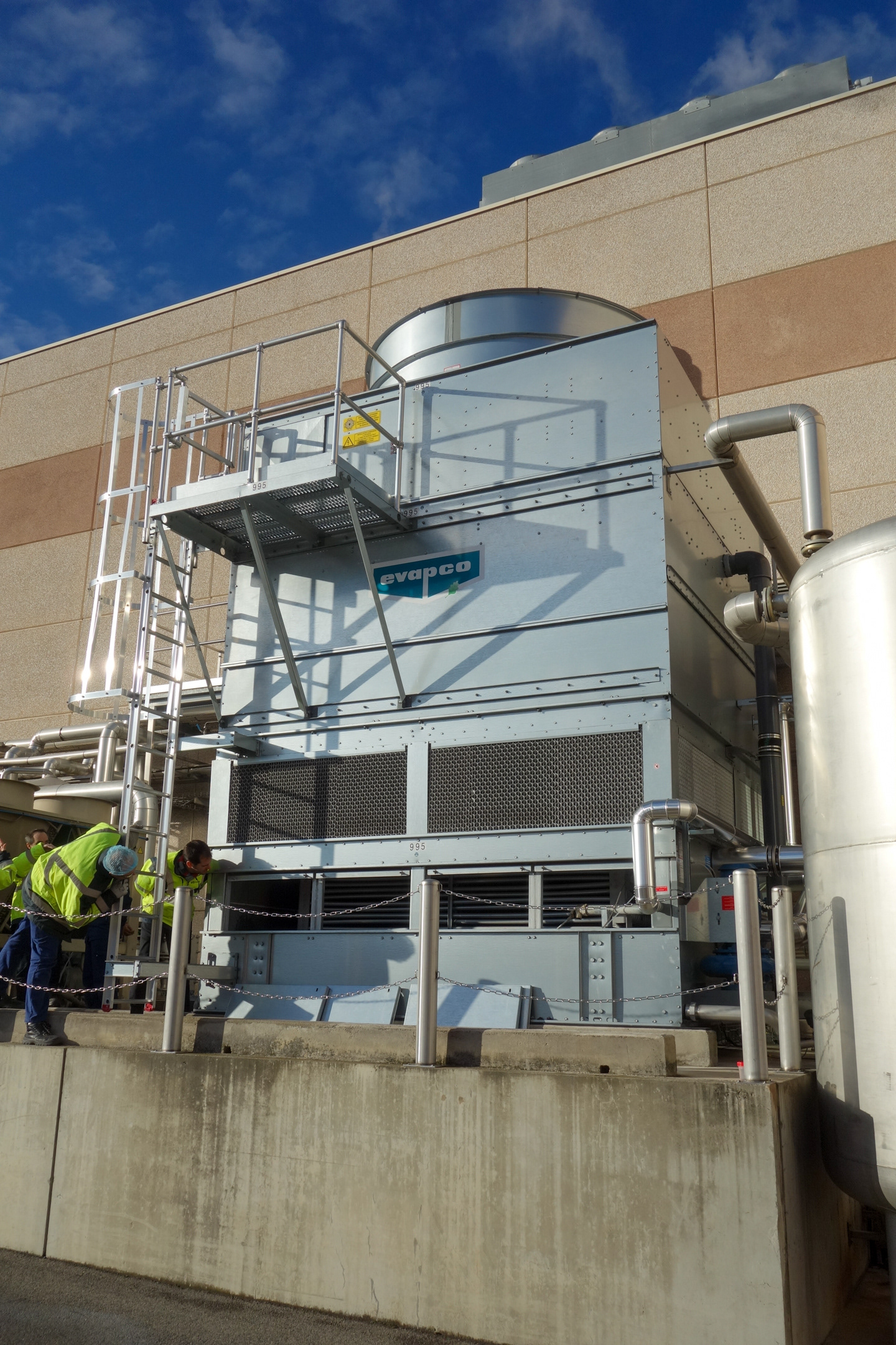 Tours aéroréfrigérantes Evapco ESWA - Laiterie Aveyron