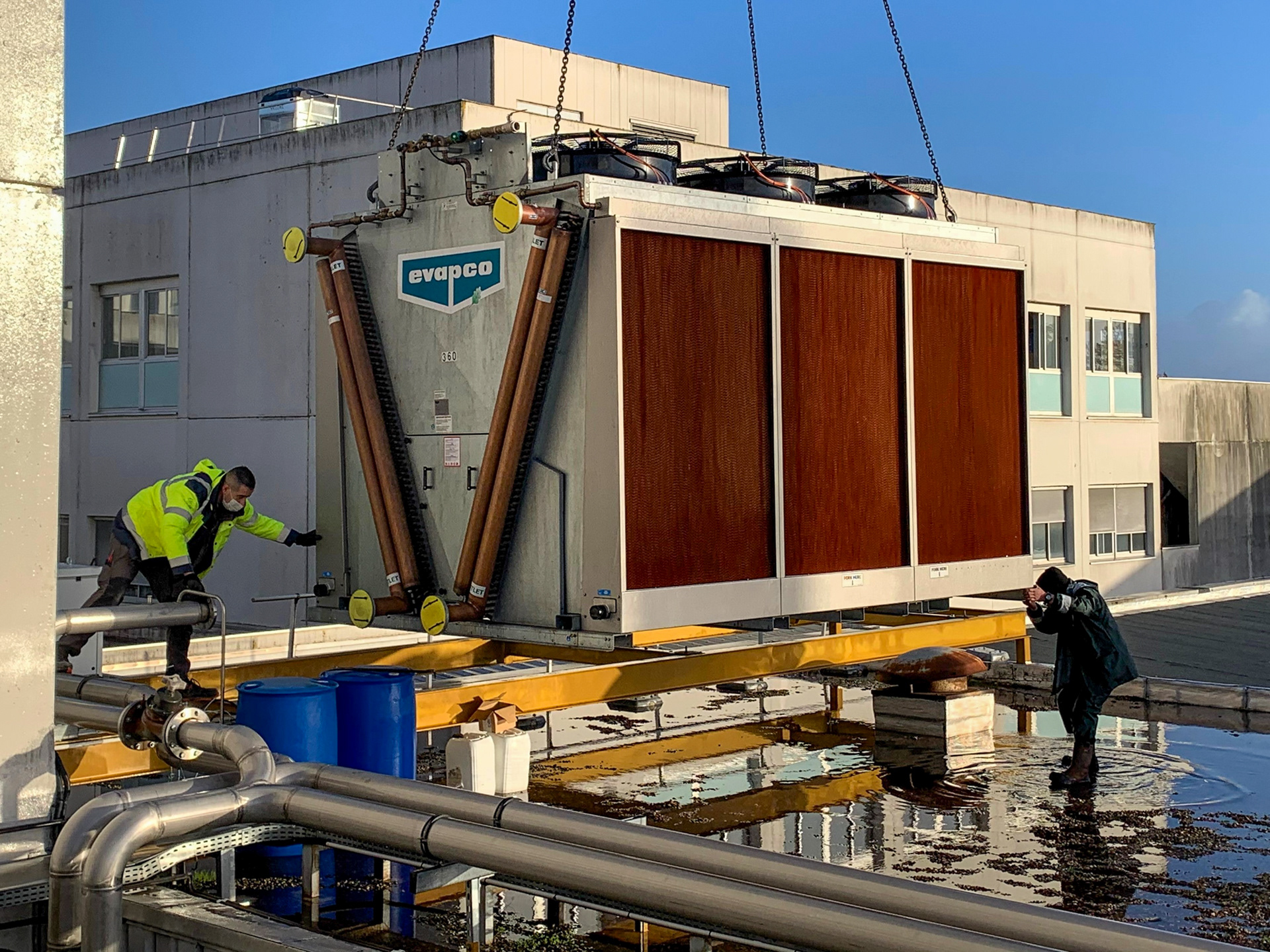 Aéroréfrigérant adiabatique eco-Air Evapco - Hopital Agen