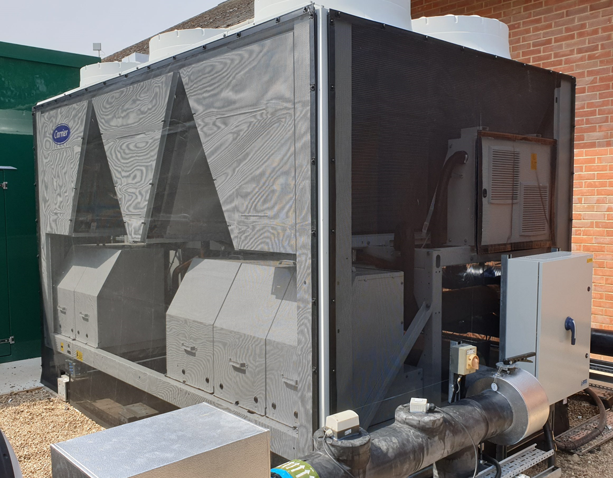 Filet groupe de production eau glacée