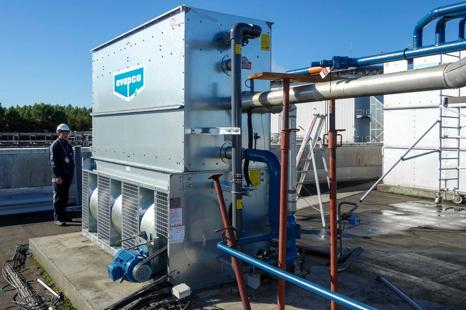 Condenseur évaporatif NH3 Evapco LSCE - Landes