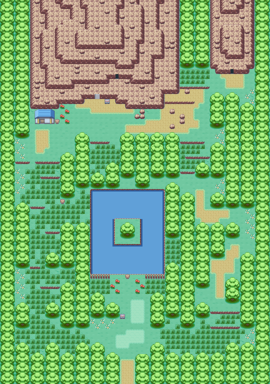 Tanga Forest, the first "dungeon" in RubyRed.