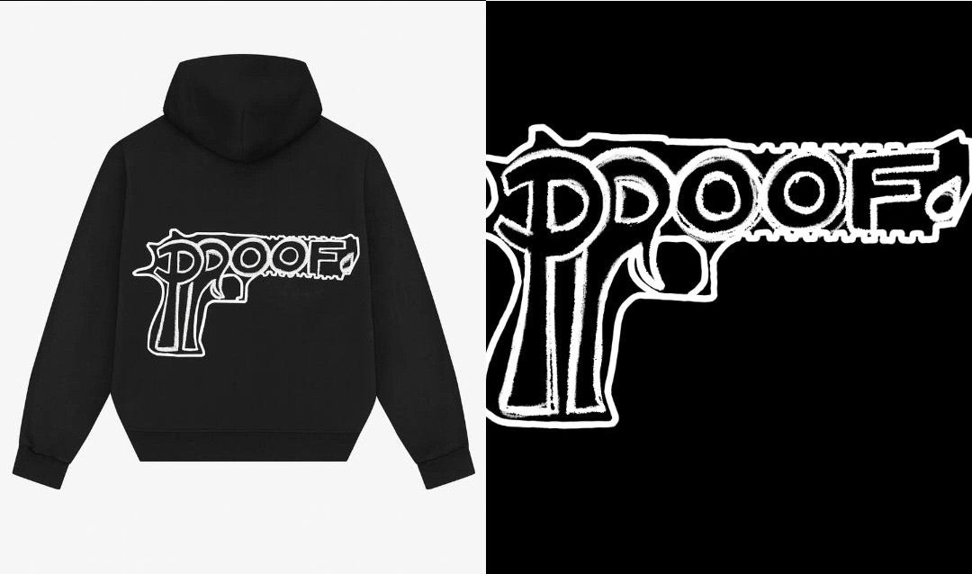 Letters turn into weapons, but a bullet is just a sound. “PROOF.” read quickly is “POOF” – like a bullet fired – a short, sharp message that pierces illusions. In a world full of falsehoods, it is proof, not violence, that hits hardest. This project is a reminder: truth shoots more accurately than propaganda.
