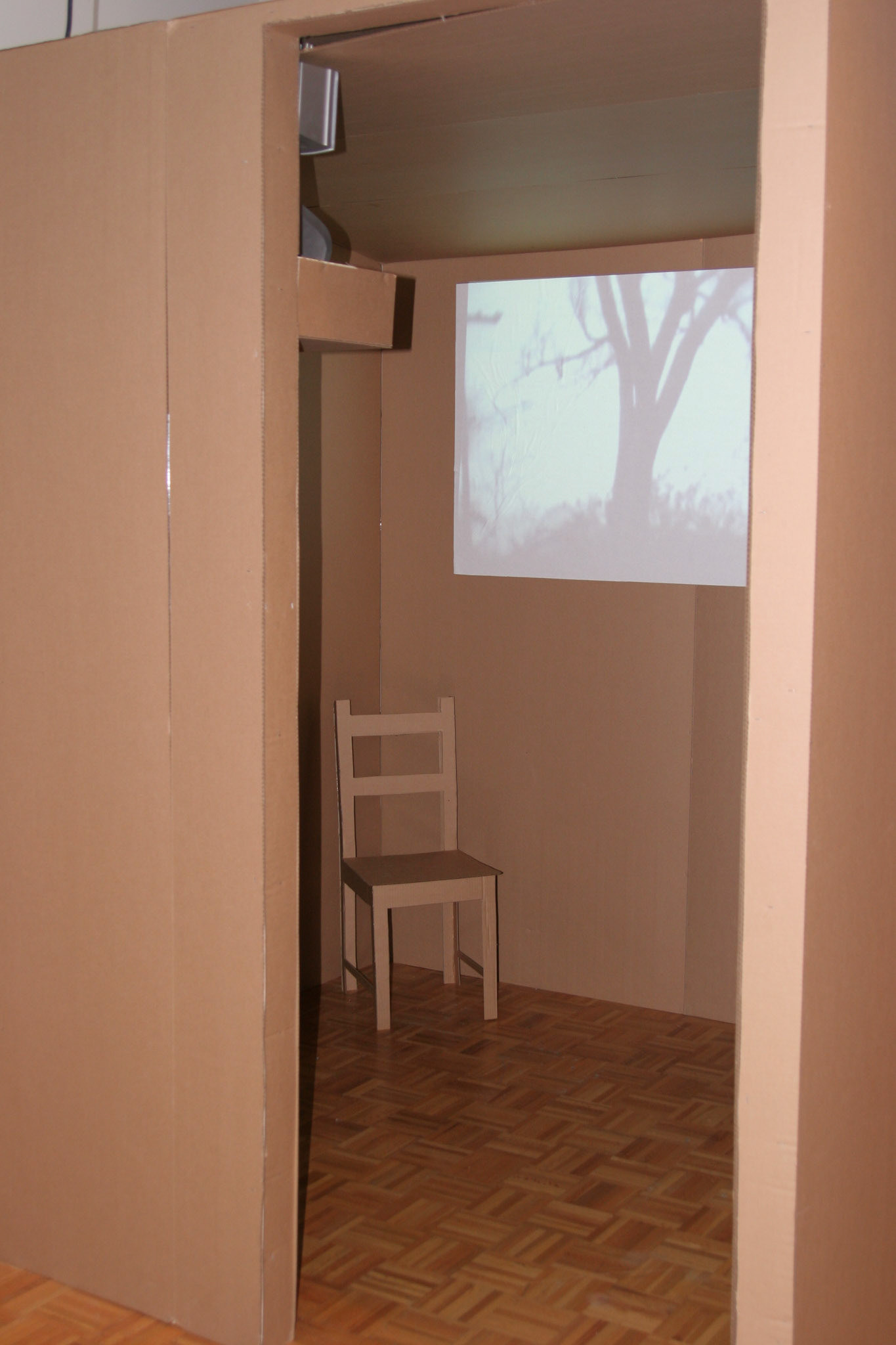 tree, video installation at Brandstater Gallery, 2005