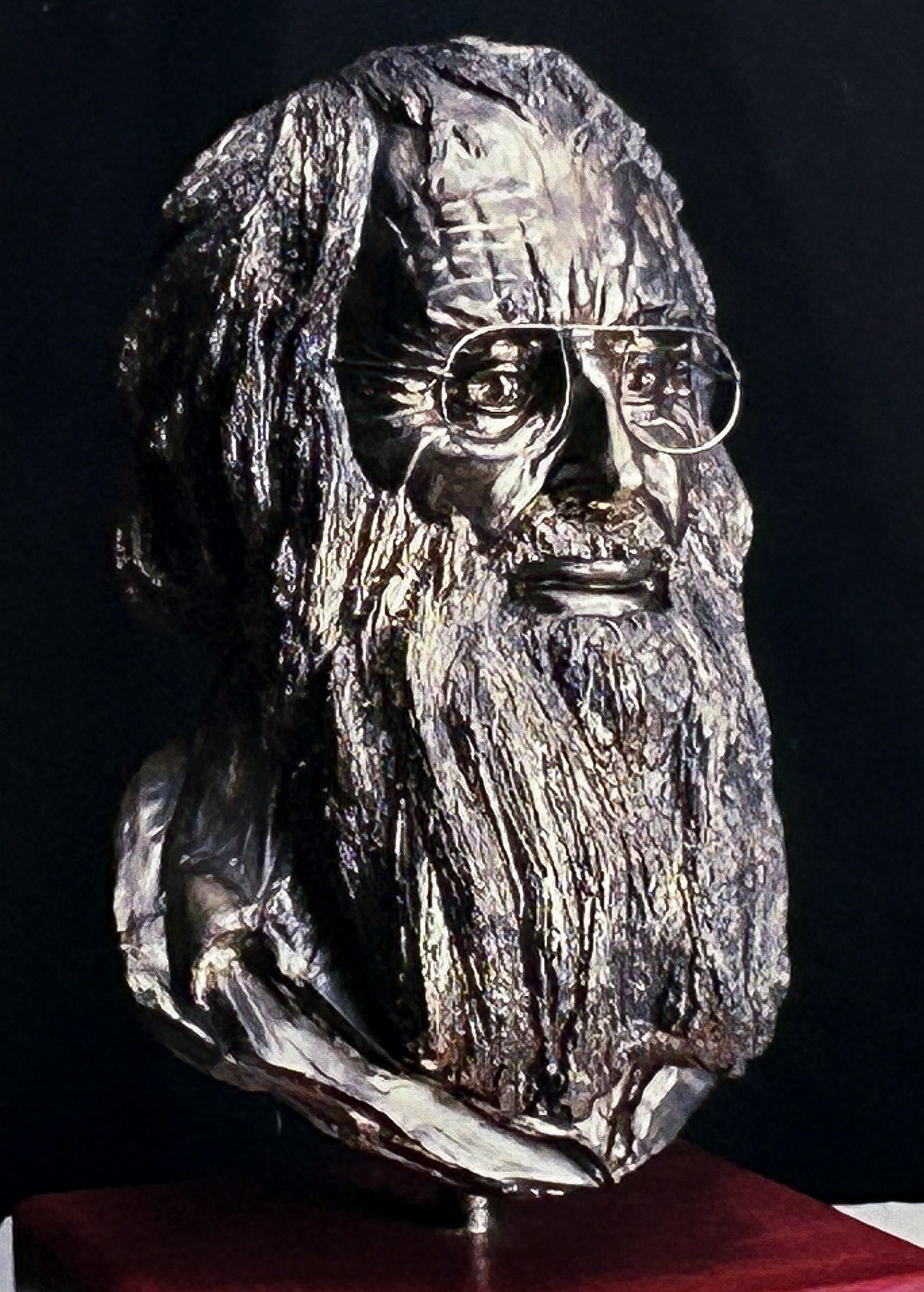 Charles, plaster cast and paint