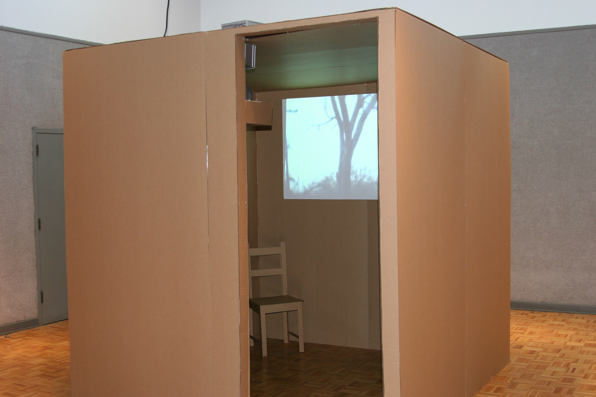 tree, video installation at Brandstater Gallery, 2005