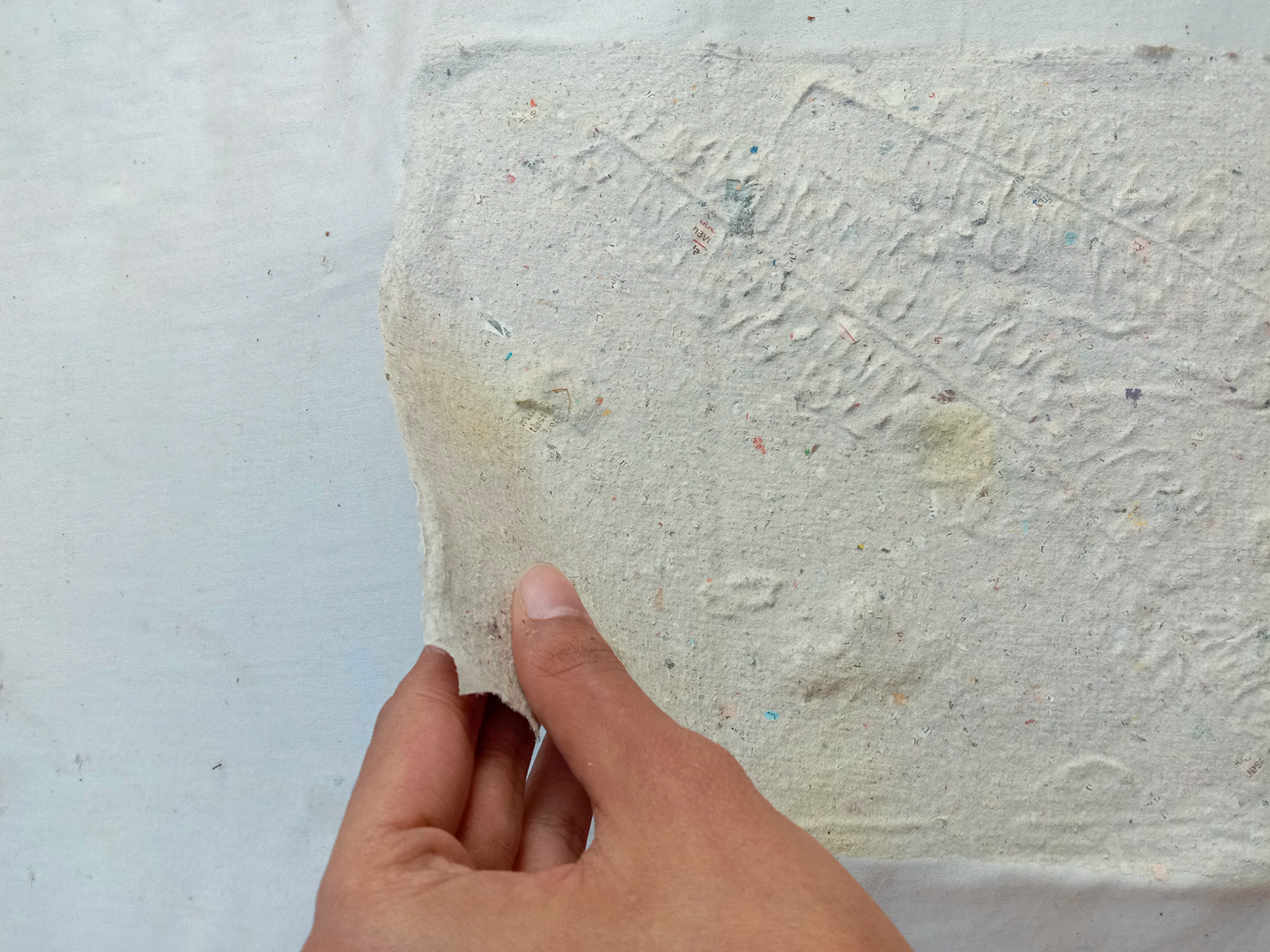 Dried paper