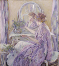 The Violet Kimono, , ca. 1910 Robert Reid