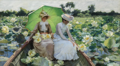 Charles Courtney Curran, 1888 Lotus Lilies