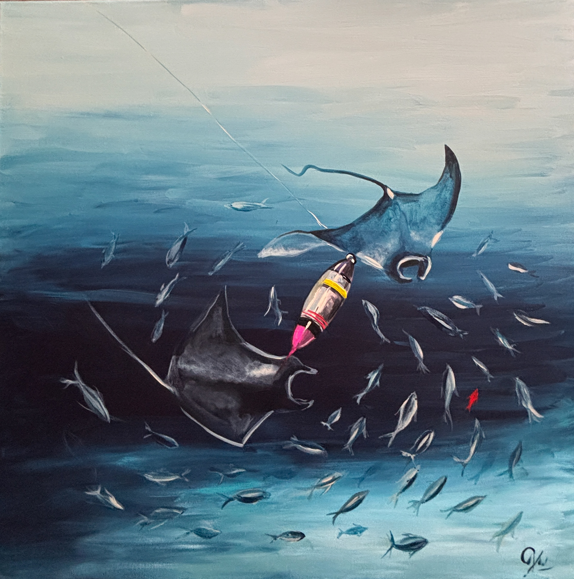 Flotteur de pêche ° 80 cm X 80 cm