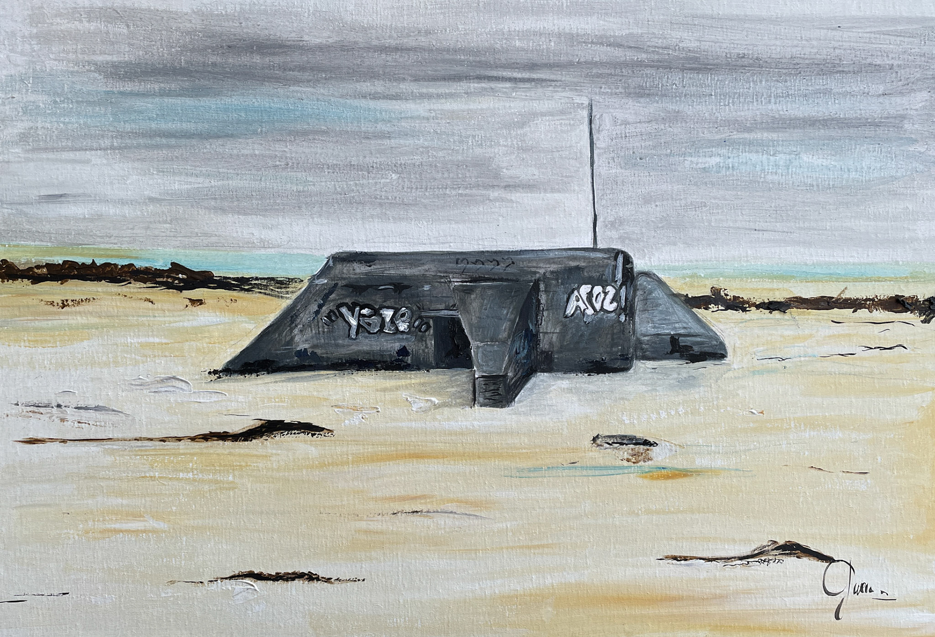 Blokhaus ° 55cmx38cm