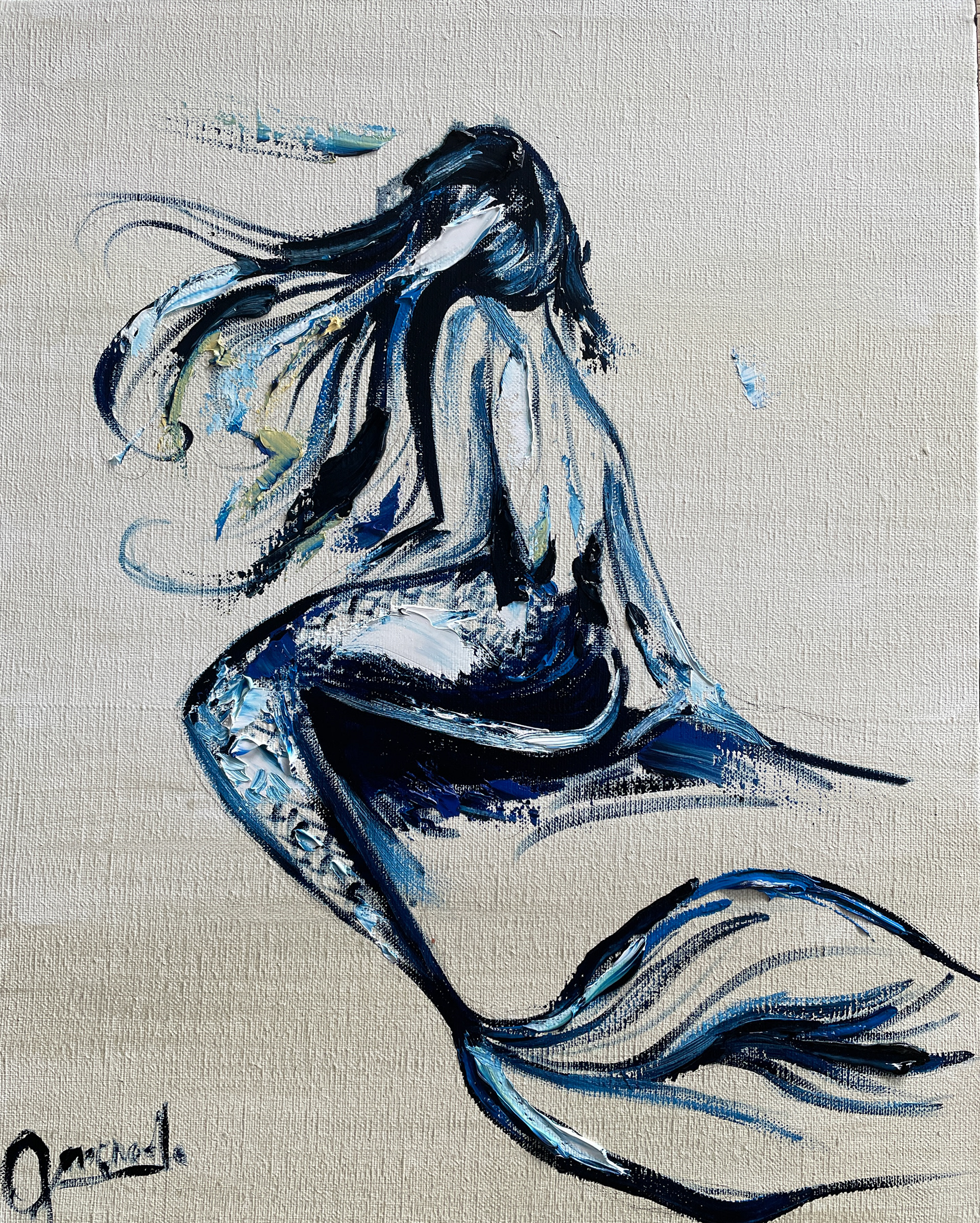 Ma sirène ° 33cmx41cm