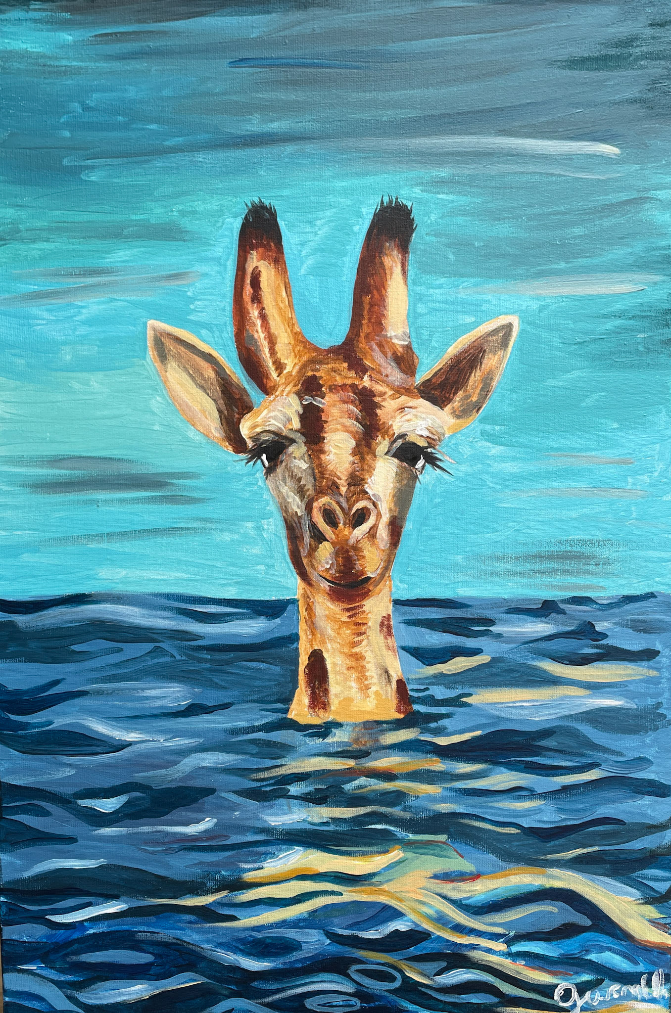 Dernière chimiothérapie ° 50cmx73cm