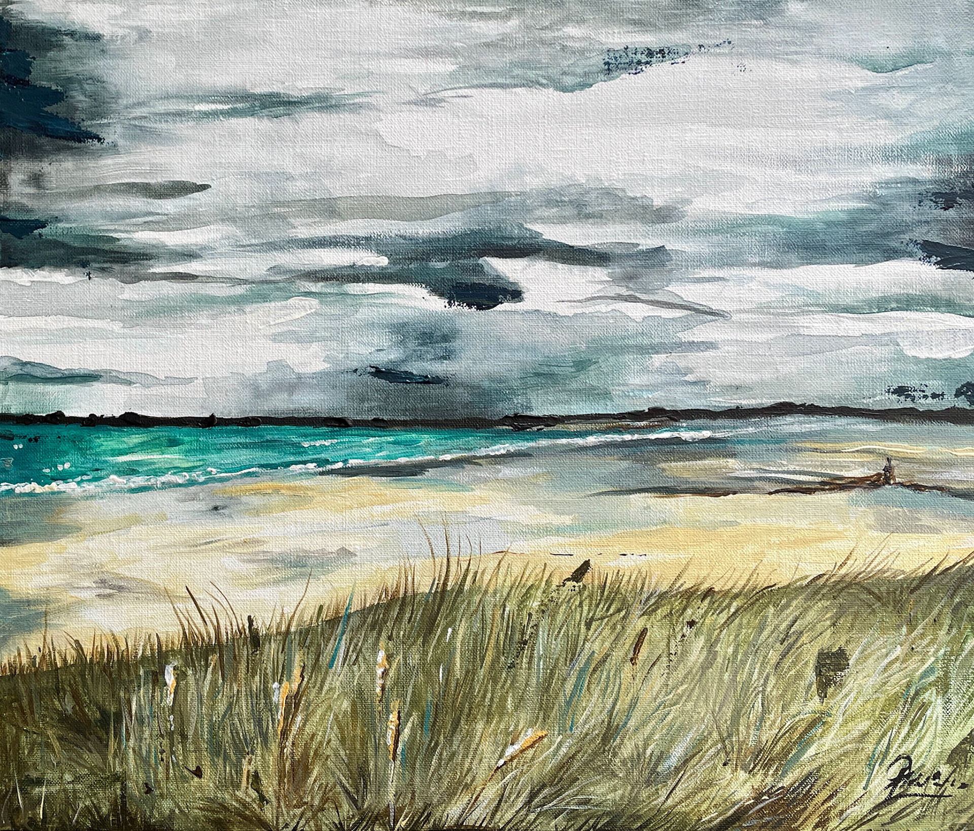 Tempête ° 46cmx38cm