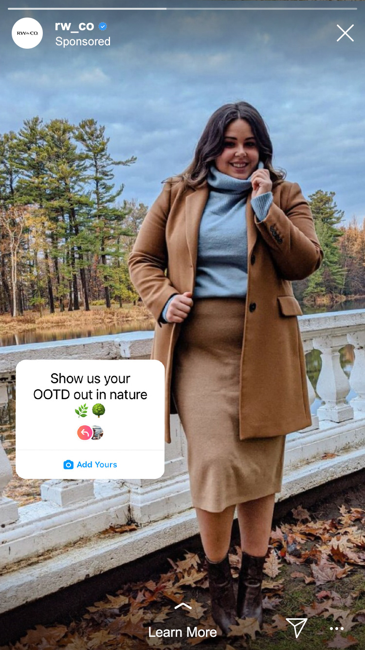 Instagram Sponsored Story