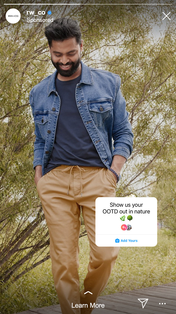 Instagram Sponsored Story