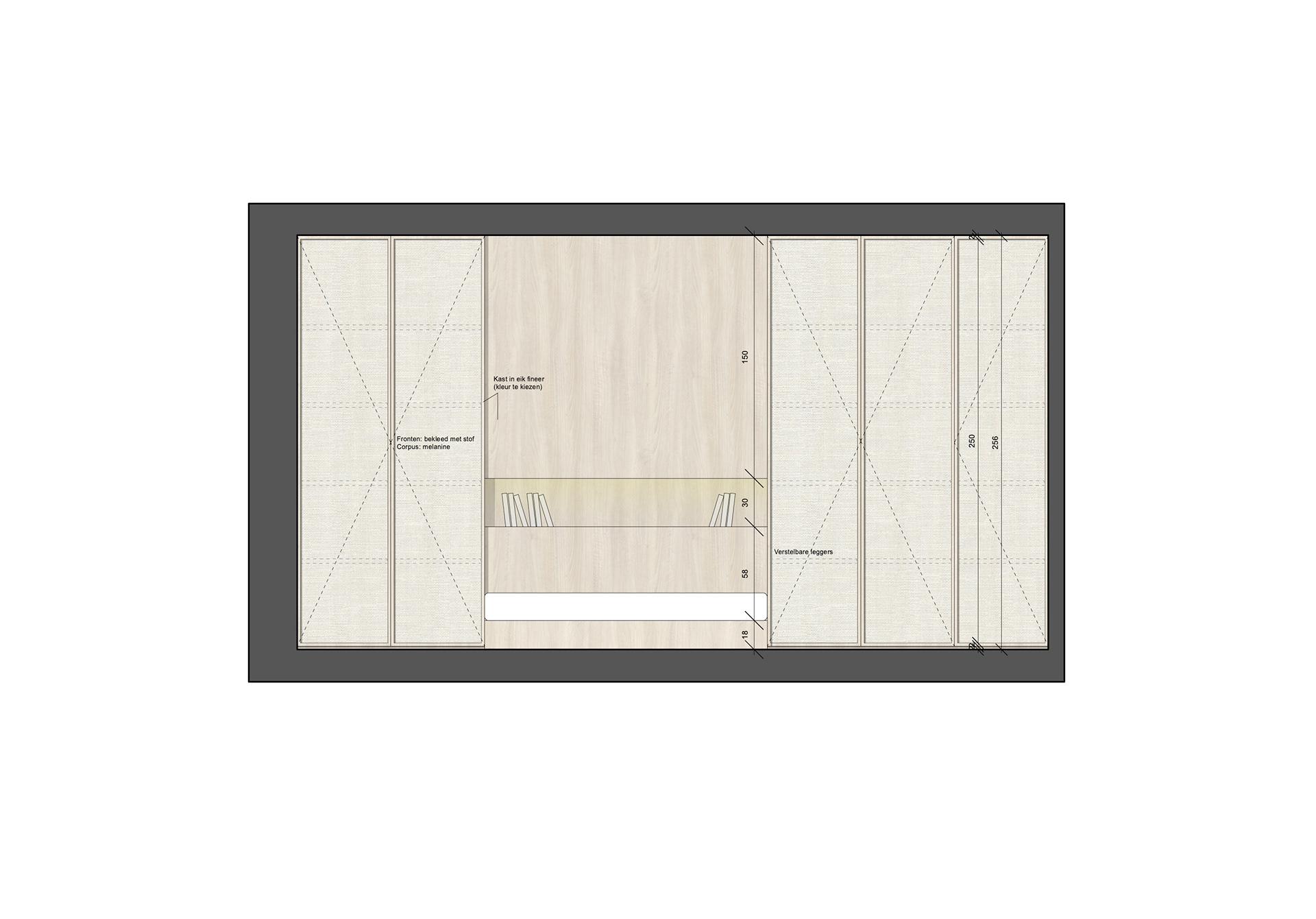 AANZICHT VAN SLAAPKAMER