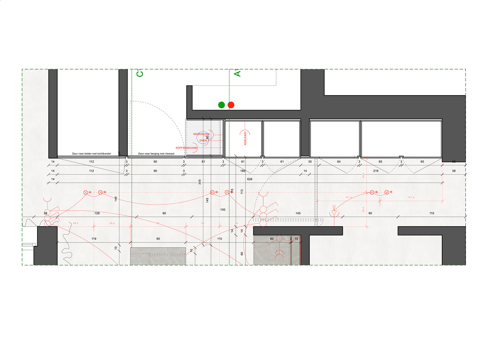 PLAN KEUKEN, GARDEROBE
