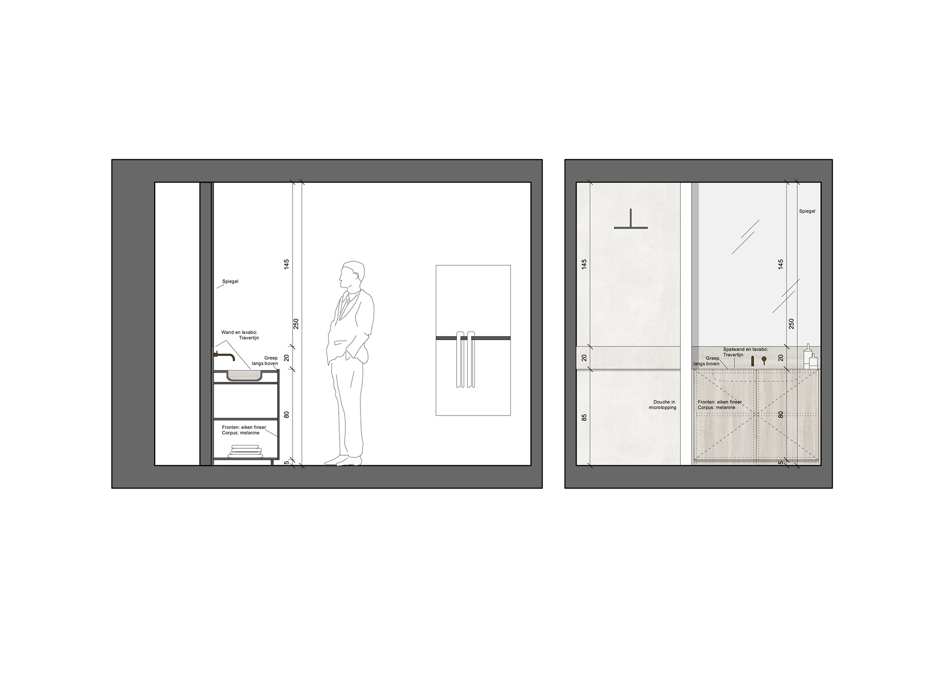 SNEDE AA`, AANZICHT BADKAMER 2