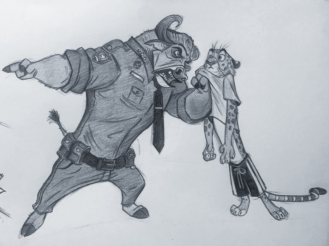 'Zootopia' Character Studies from 'The Art of Zootopia' Book - Original Artwork by Cory Loftis; Rights Owned by Disney
