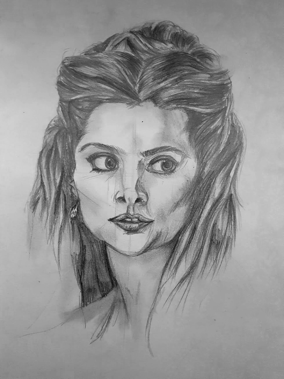 Portraiture Study of Doctor Who's 'Clara Oswald', Portrayed by Jenna Coleman; Rights Owned by the BBC