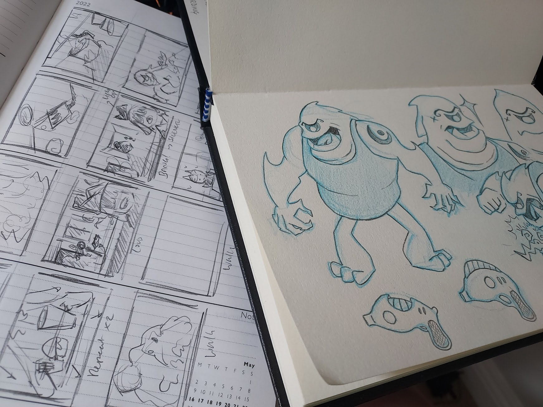 OC Alien Characters and Storyboards