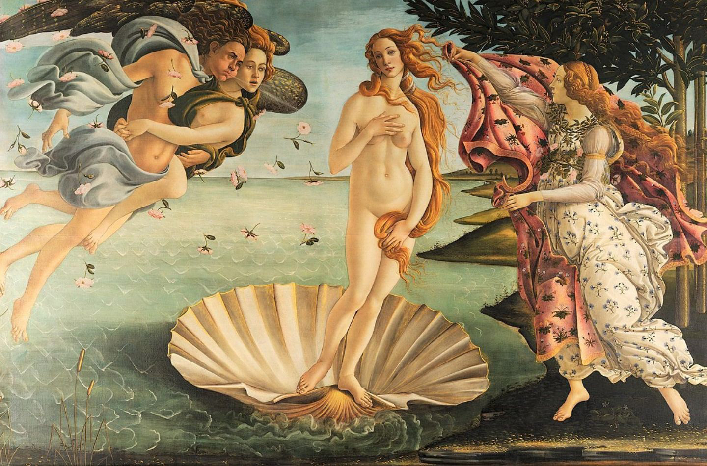 «Venus’ birth», Boticelli, 15th century