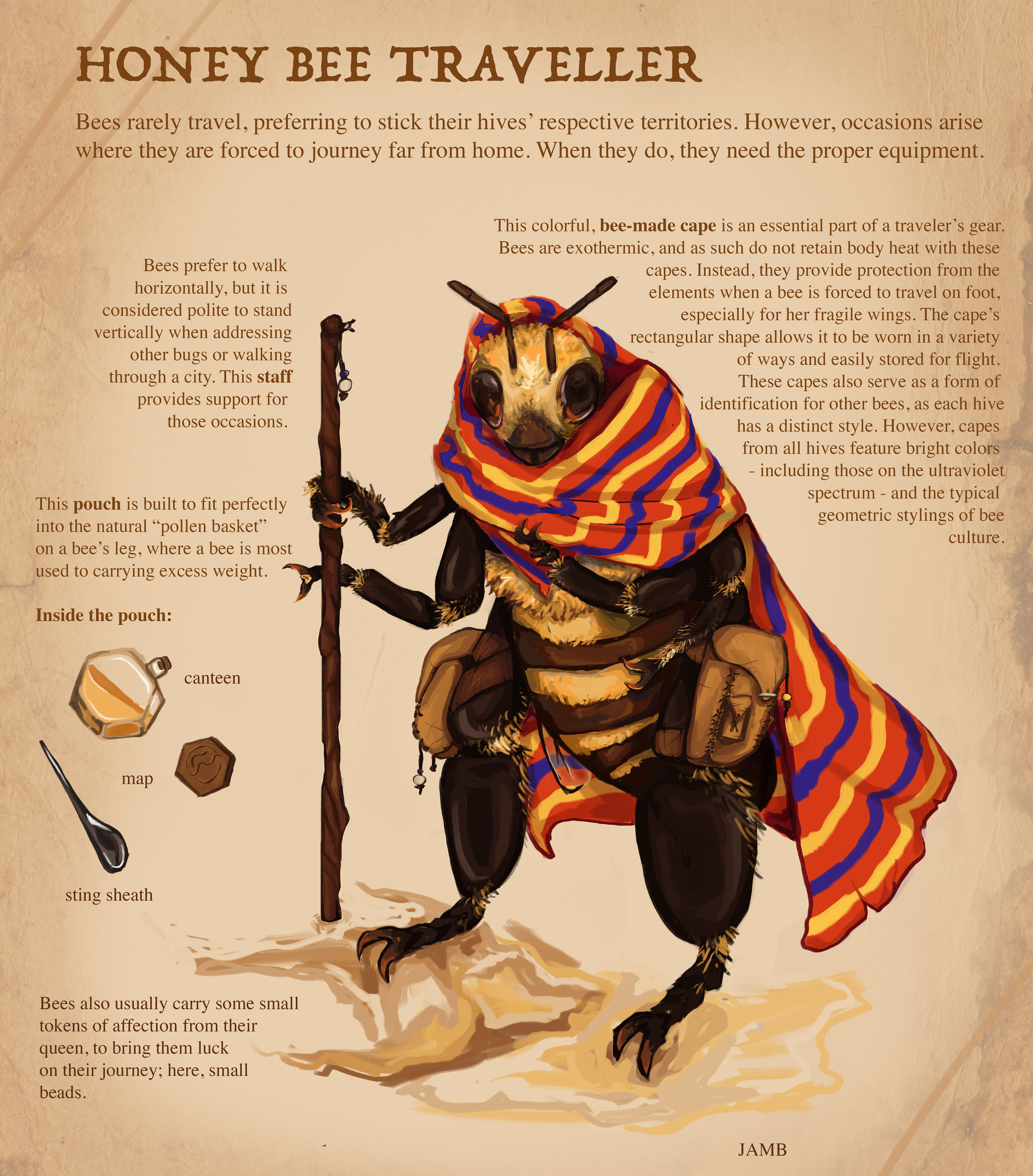 Part of a long-term worldbuilding project revolving around building bug cultures based on real-life entomology