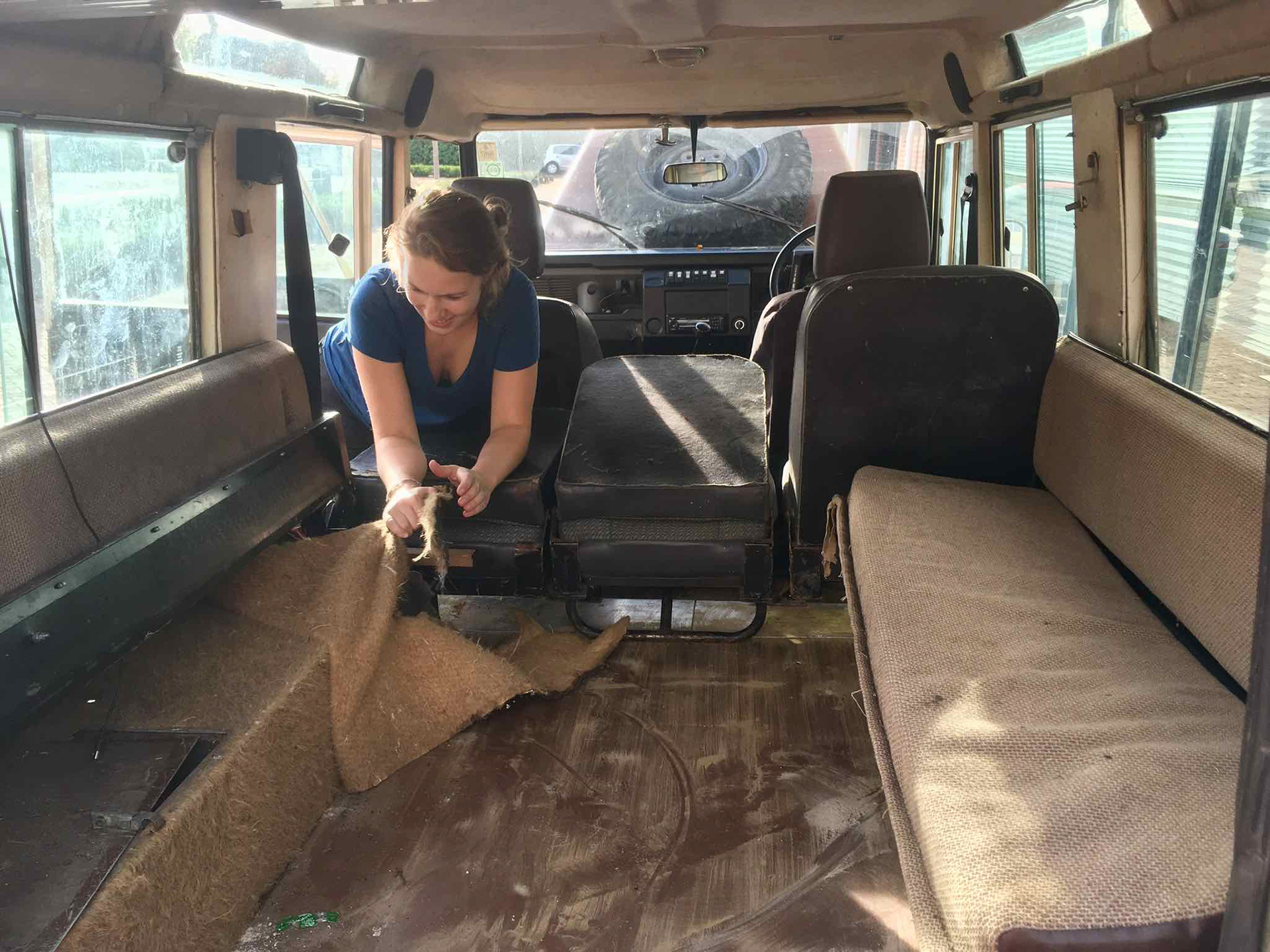 Stripping the 35 year old interior