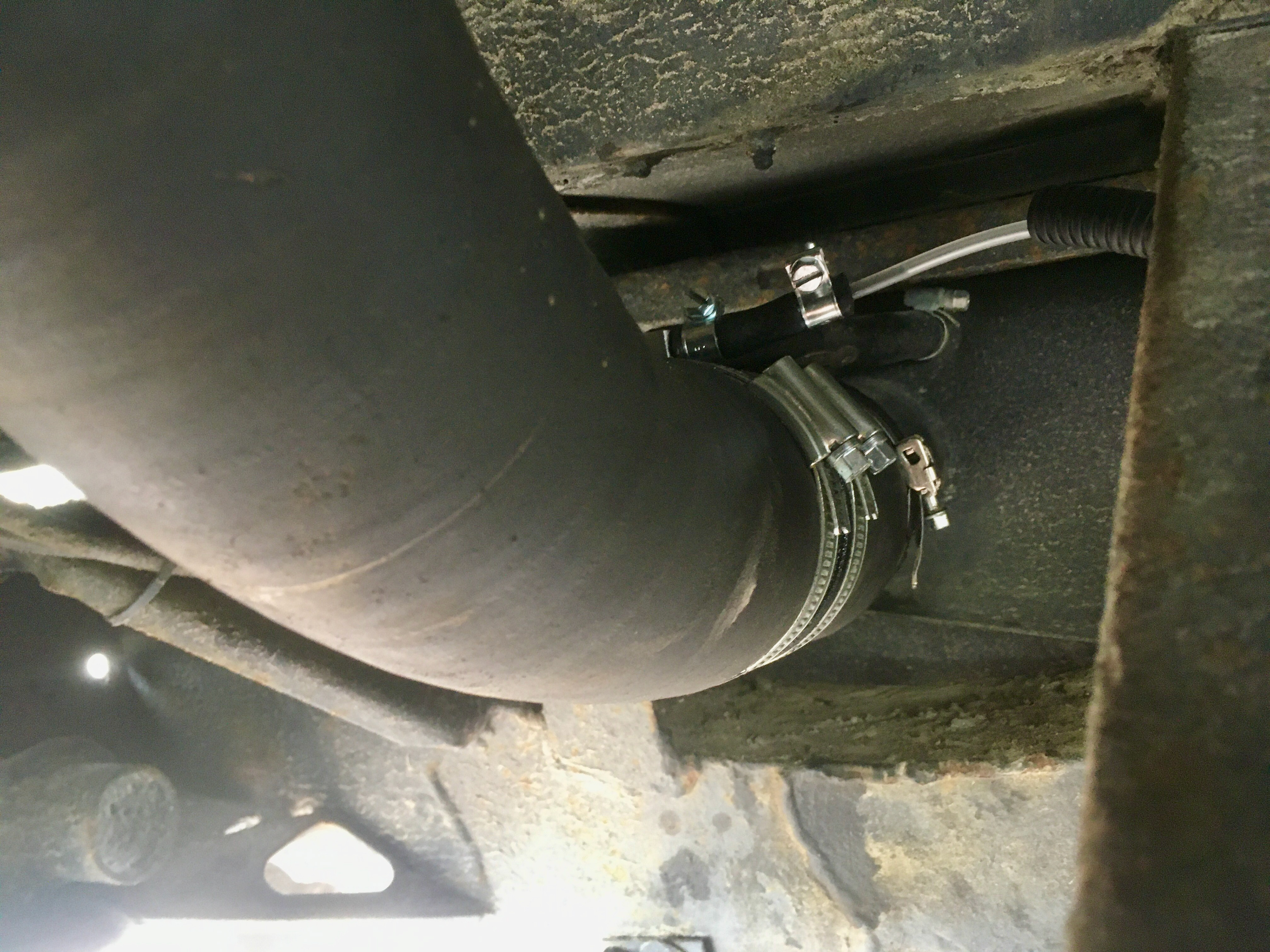 Customised filler tube back in place
