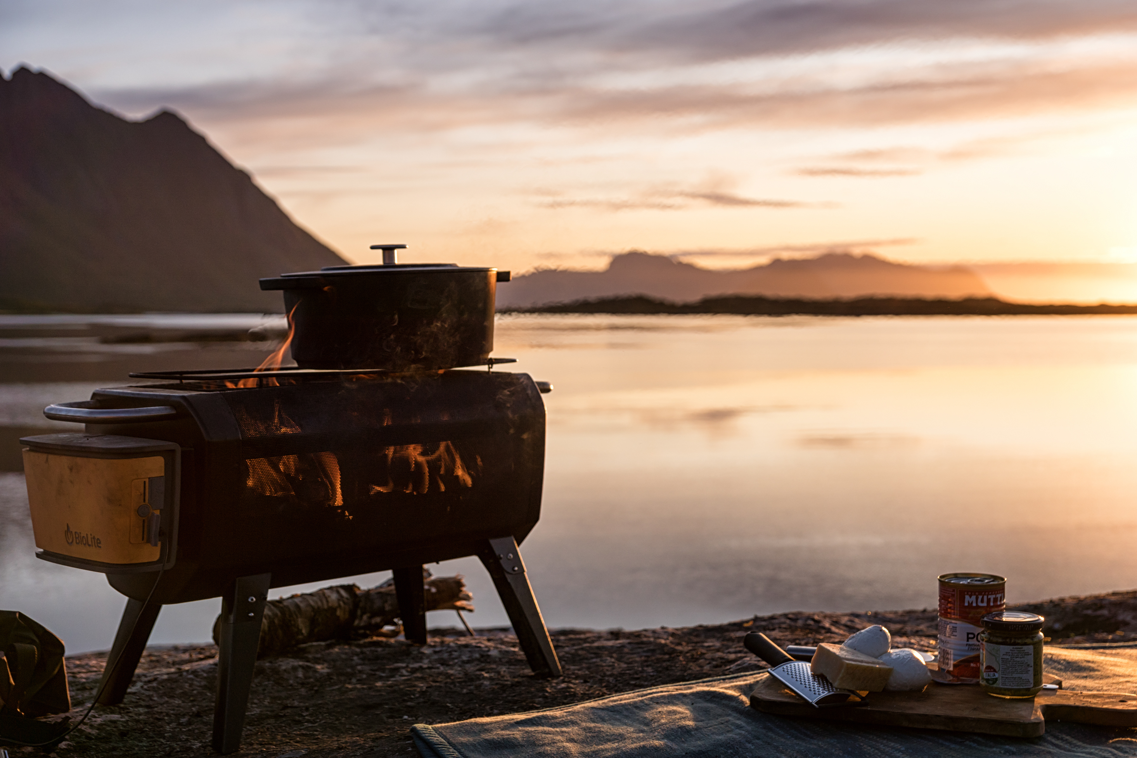 Using a Dutch Oven on the BioLite FirePit