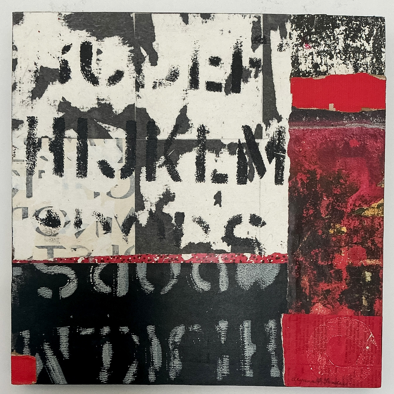 "Mixed Messages" 12" x 12" 