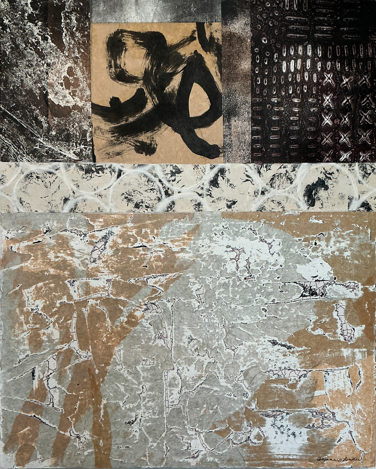 "Middle Ground Says Nothing 20" x 16"