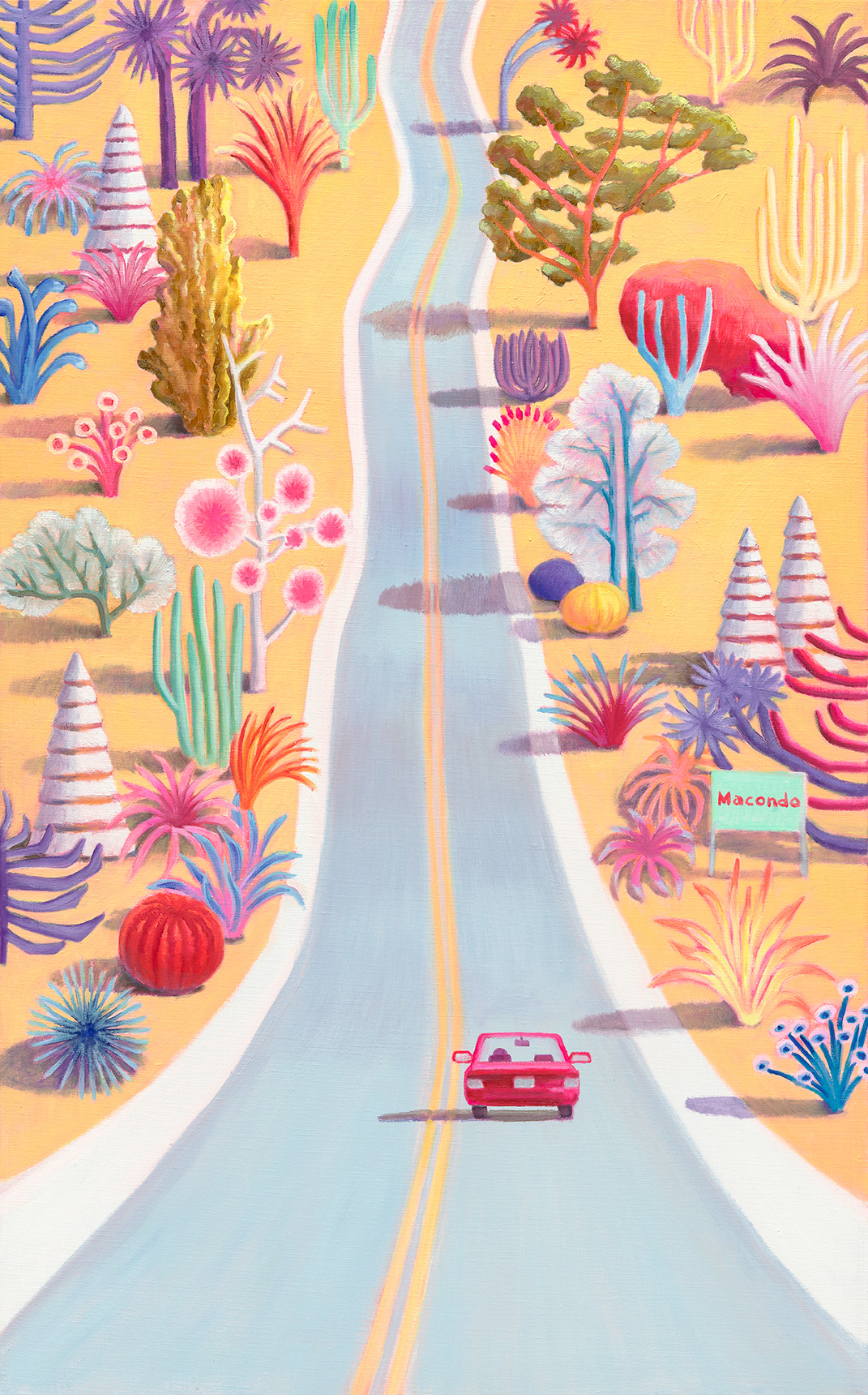 Macondo-diverse, oil on linen, 116.7x72.7cm, 2025