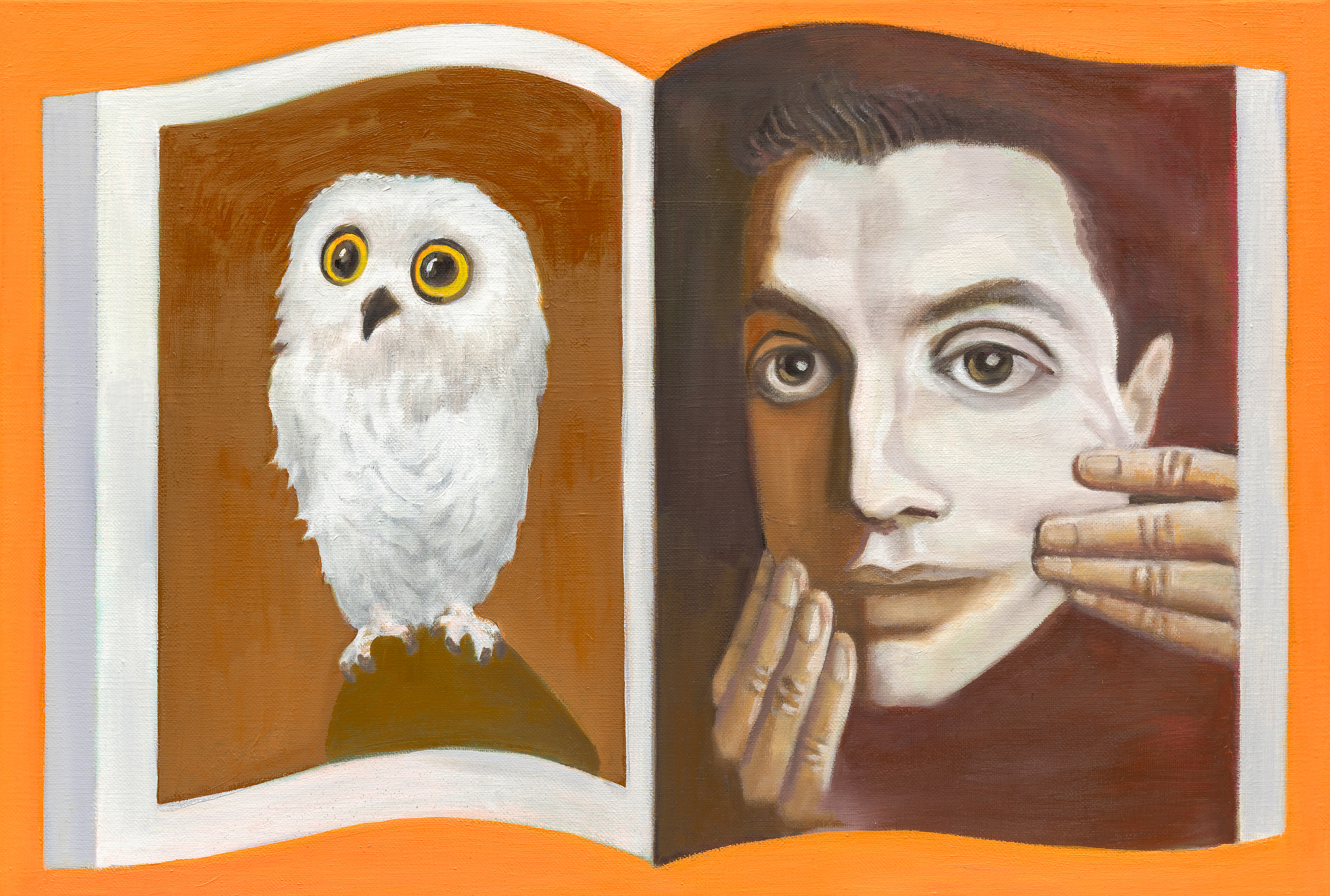 Do we resemble each other?, oil on linen, 40.9x60.6cm, 2026