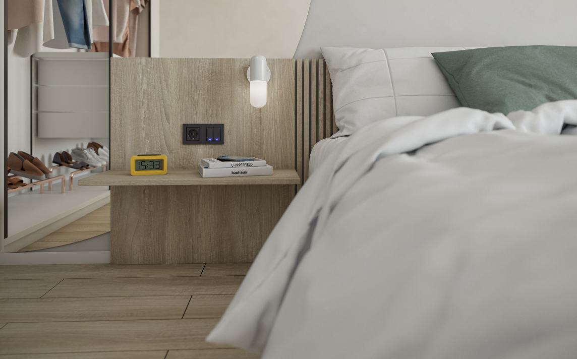 Dormitorio y vestidor