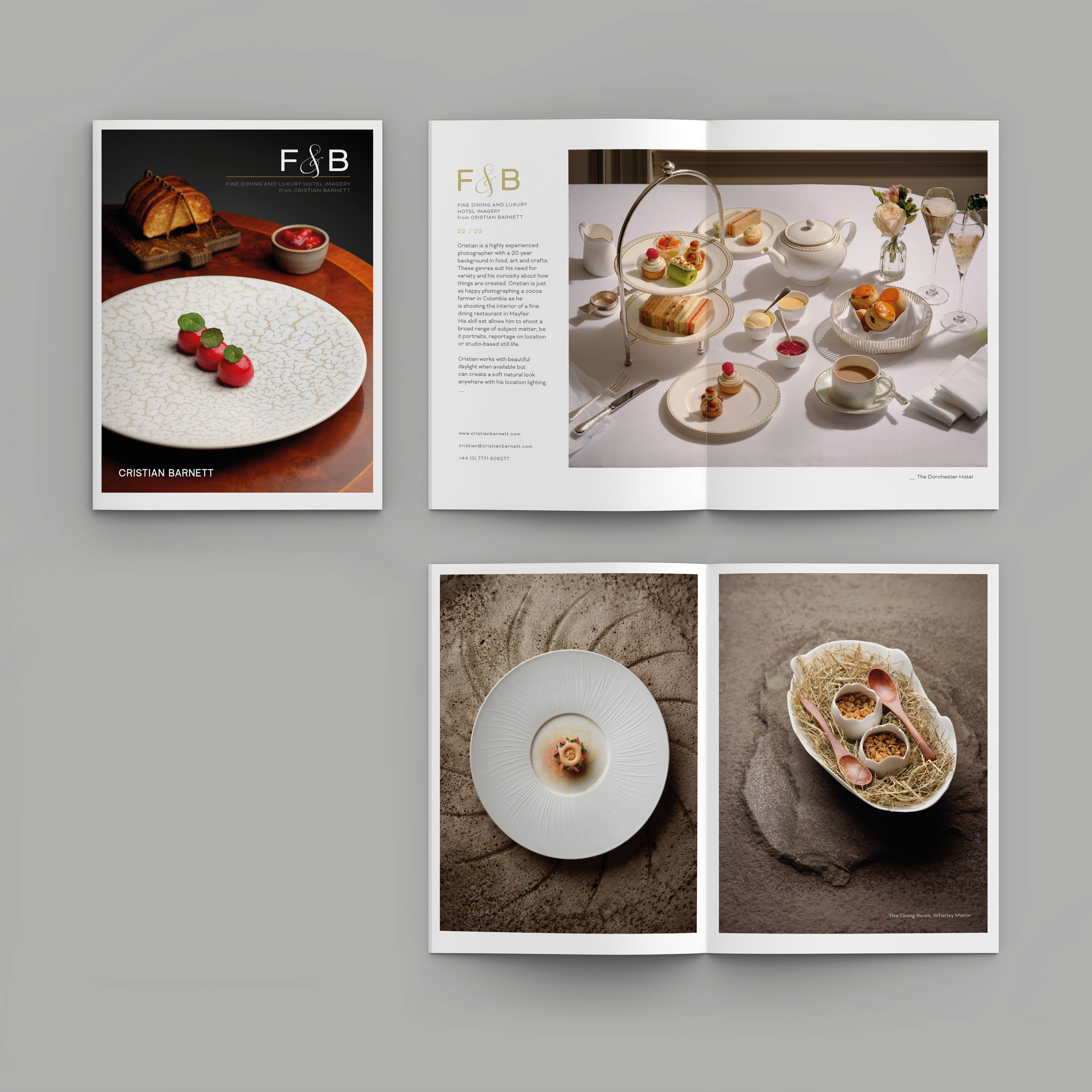 F&B Promo : Most recent luxury hotel and food photography by Cristian Barnett