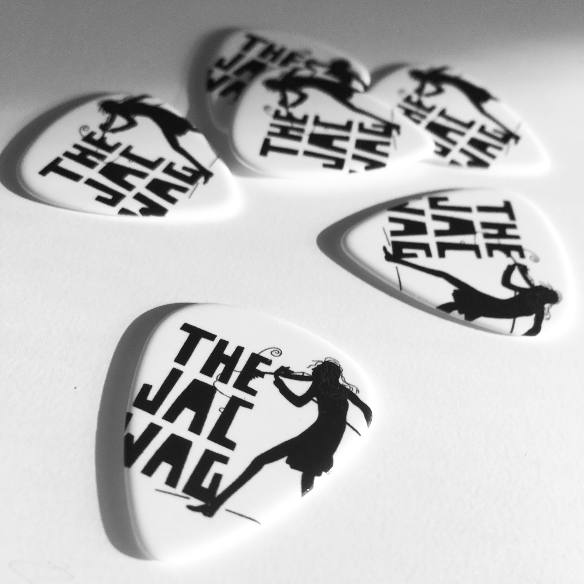 Custom picks for The Jacwag - acoustic musician