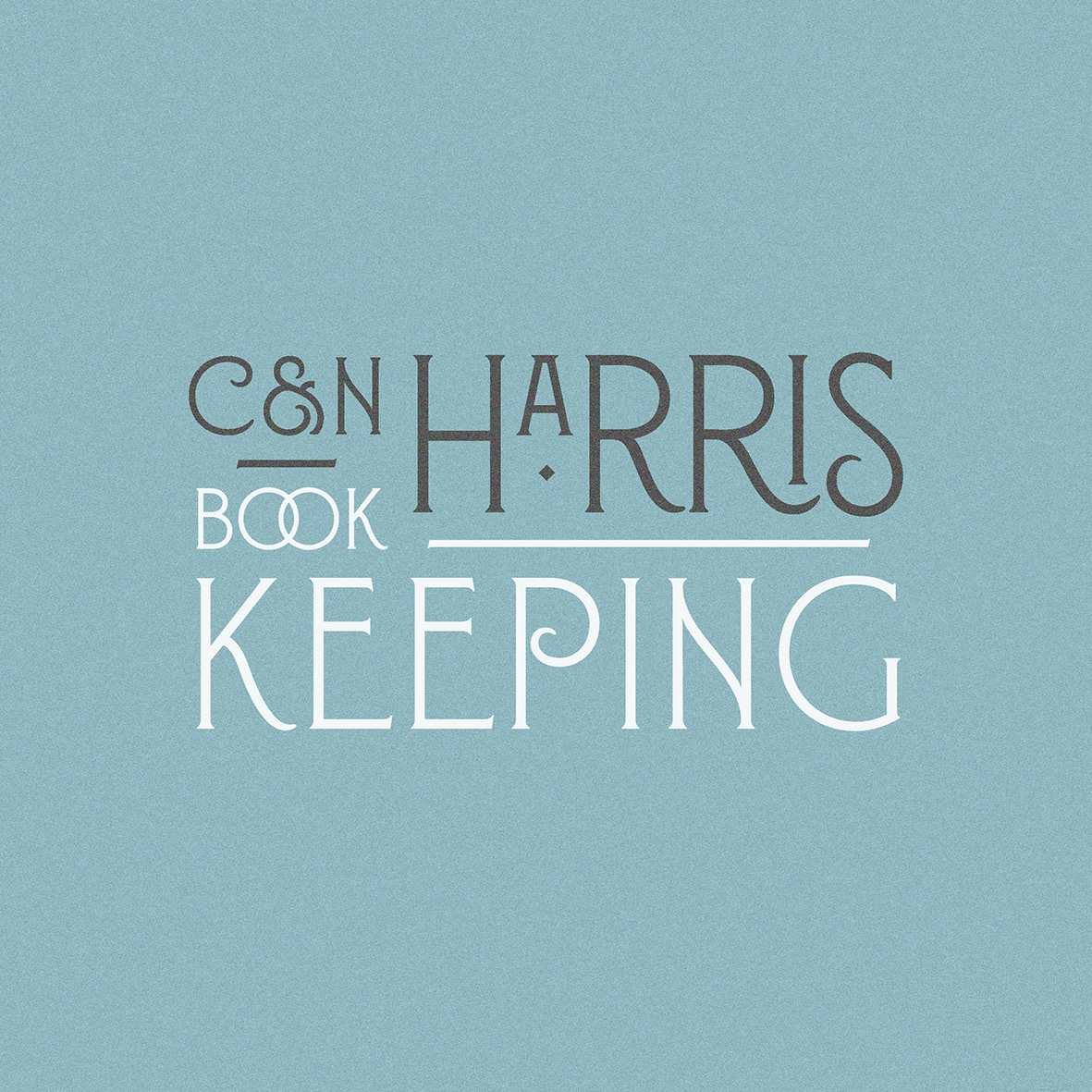 Vintage style branding for book keepers in Epsom, Surrey