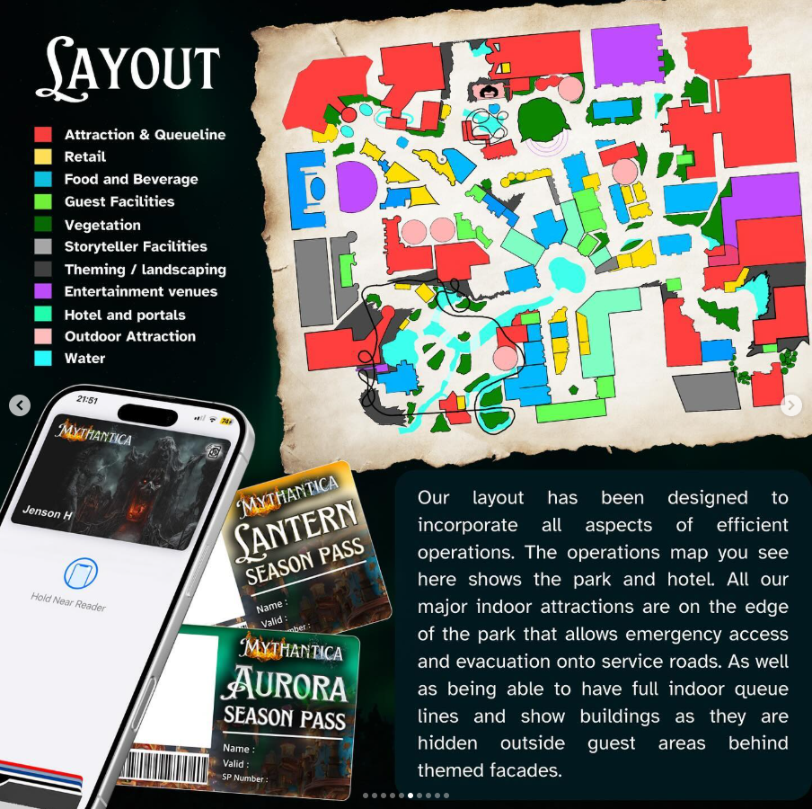 Layout and Tickets