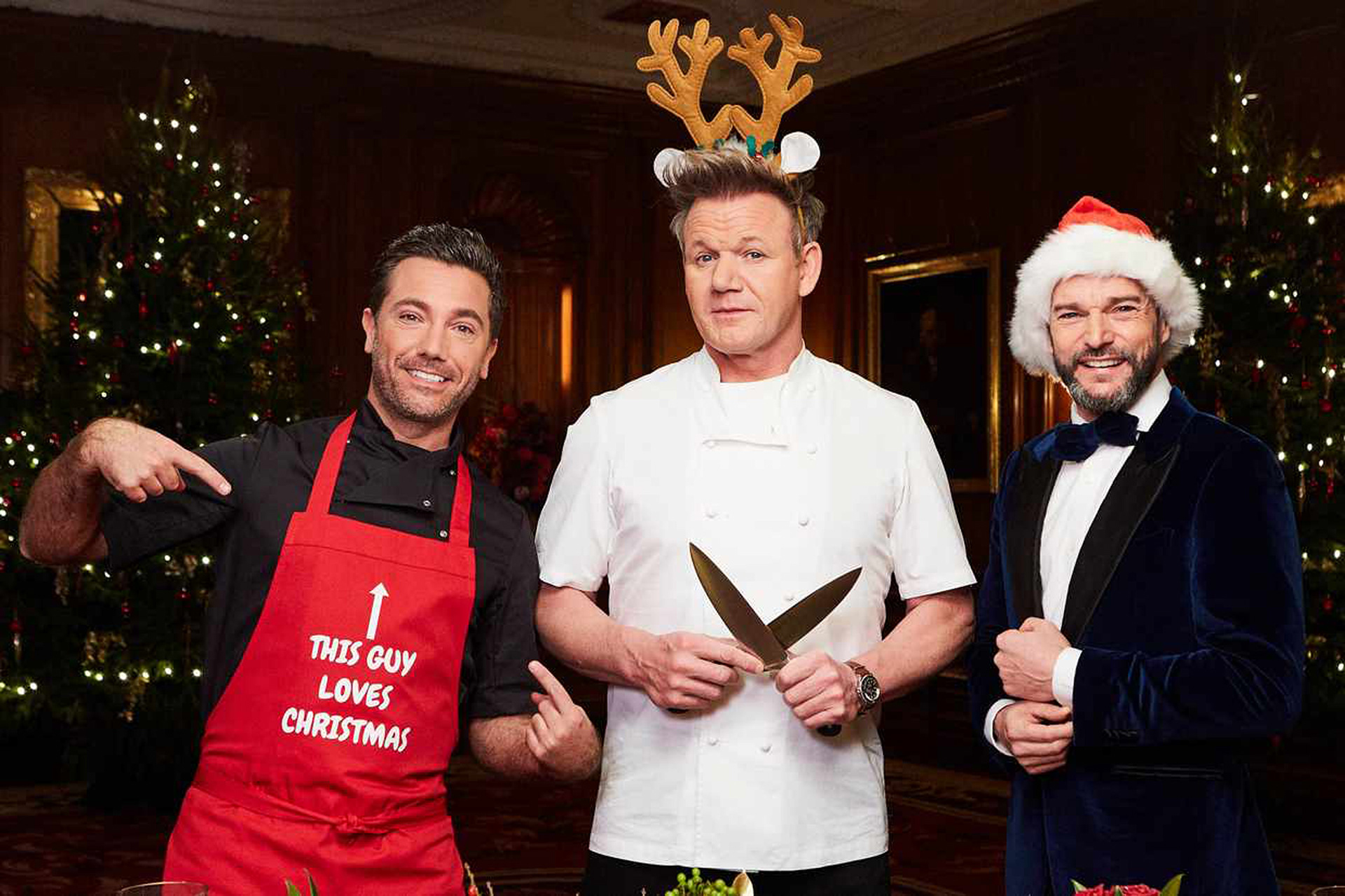 Great fun working with these three for ITV