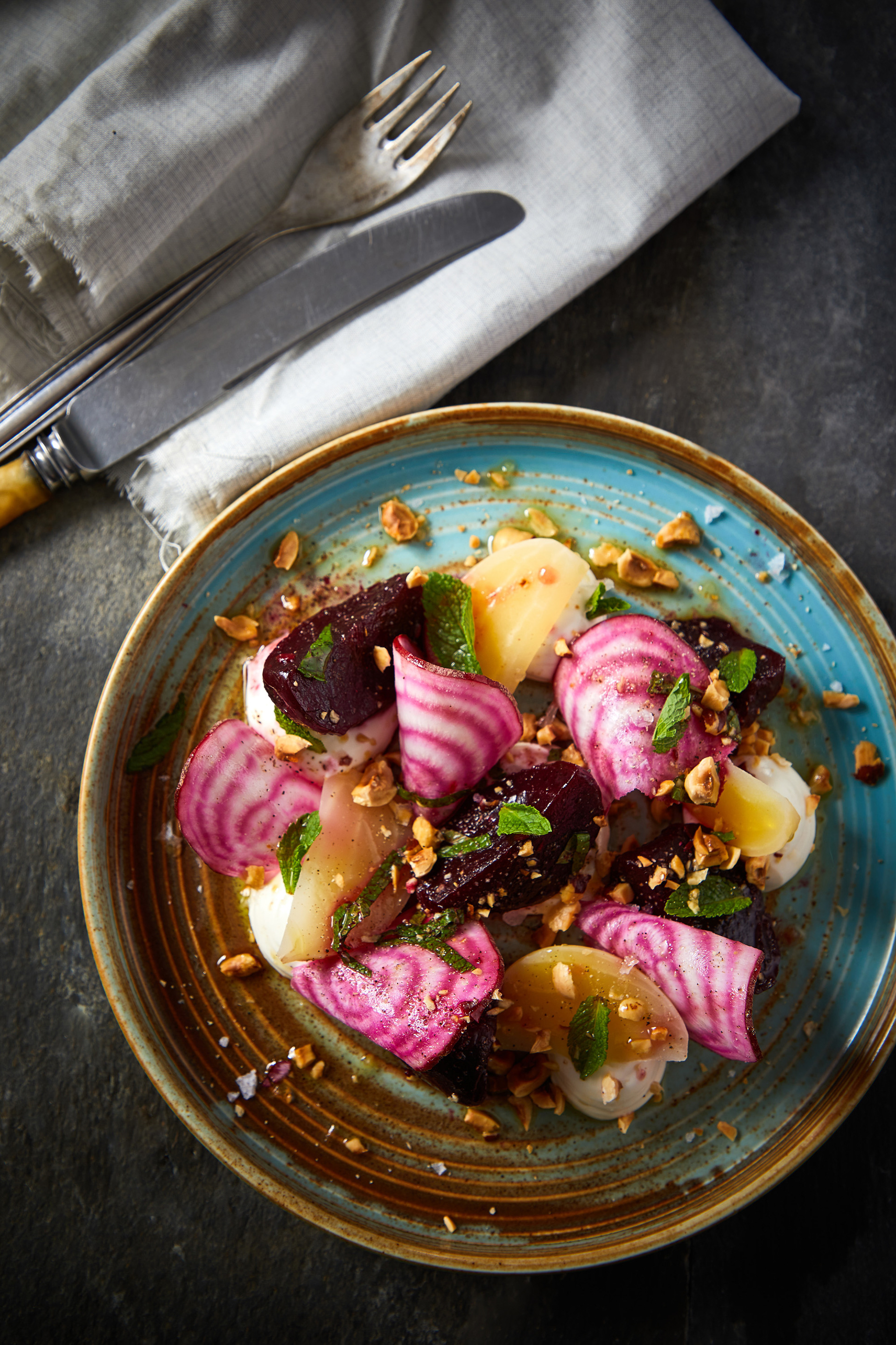Heritage Beetroot and Goats Cheese, Bar and Grill