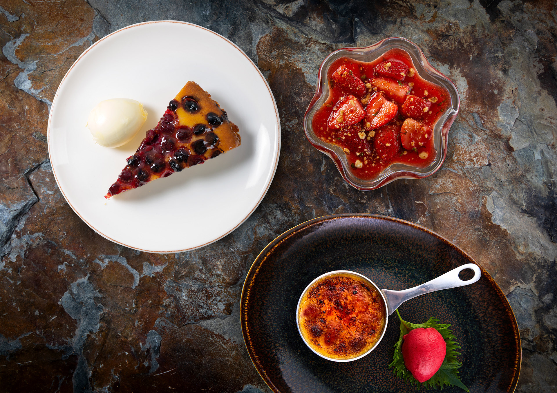 Summer desserts, Bar and Grill