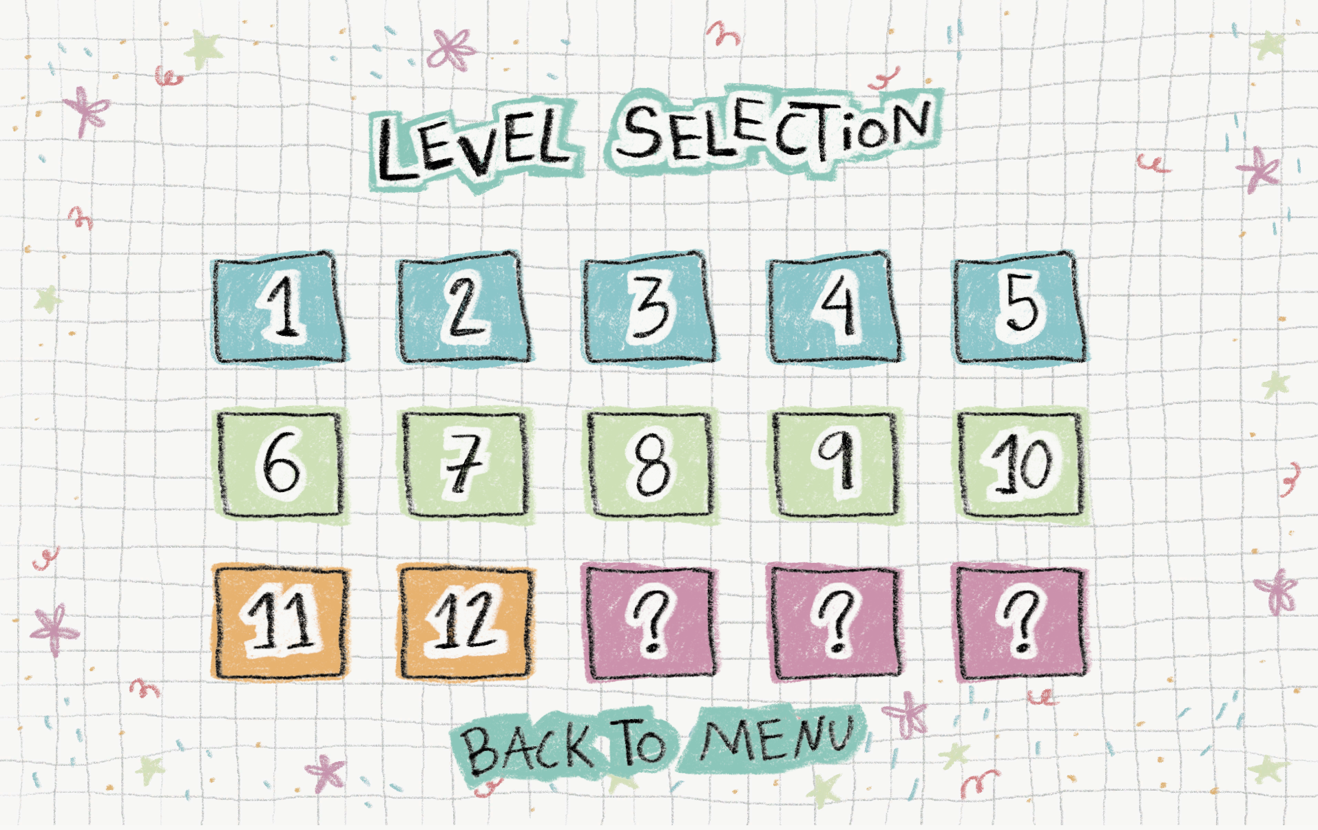 Level Selection Menu